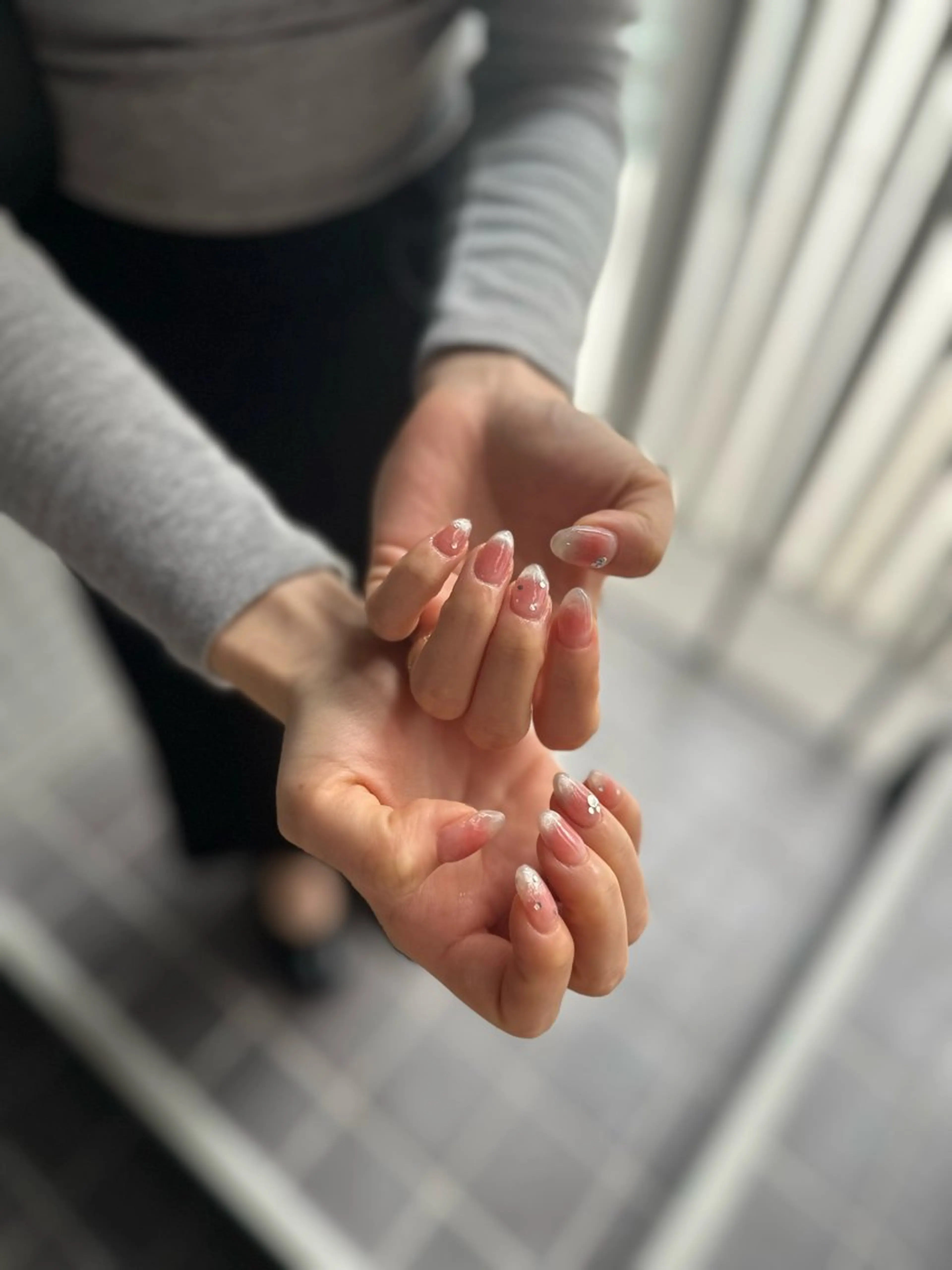 ネイル アートネイル MIYUU♡*.+ﾟ ワンホン/ニュアンスのネイルデザイン