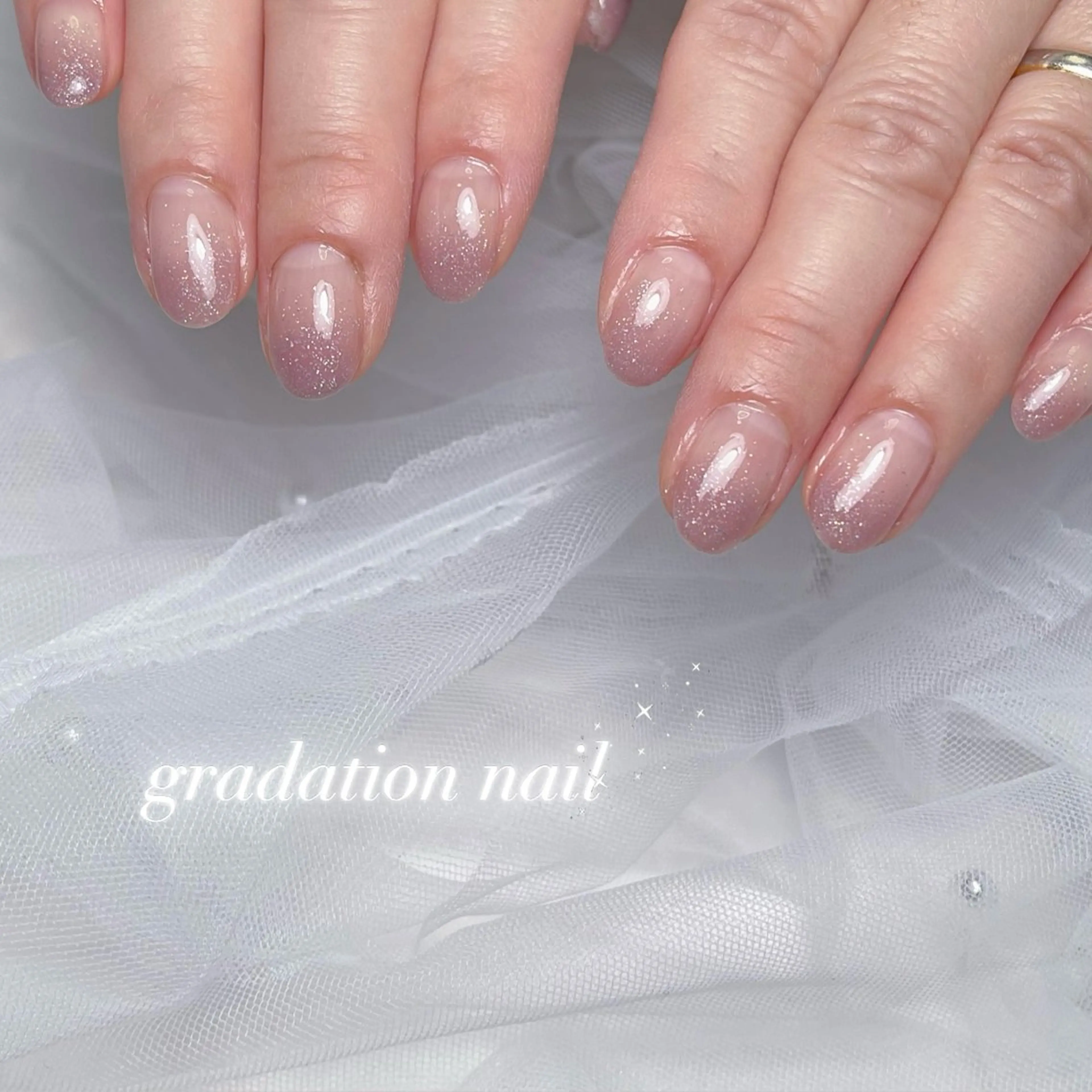 ネイル ジェルネイル グラデーション 韓国ネイル パラジェル シンプルネイル ハンドネイル RE SALONのネイルデザイン