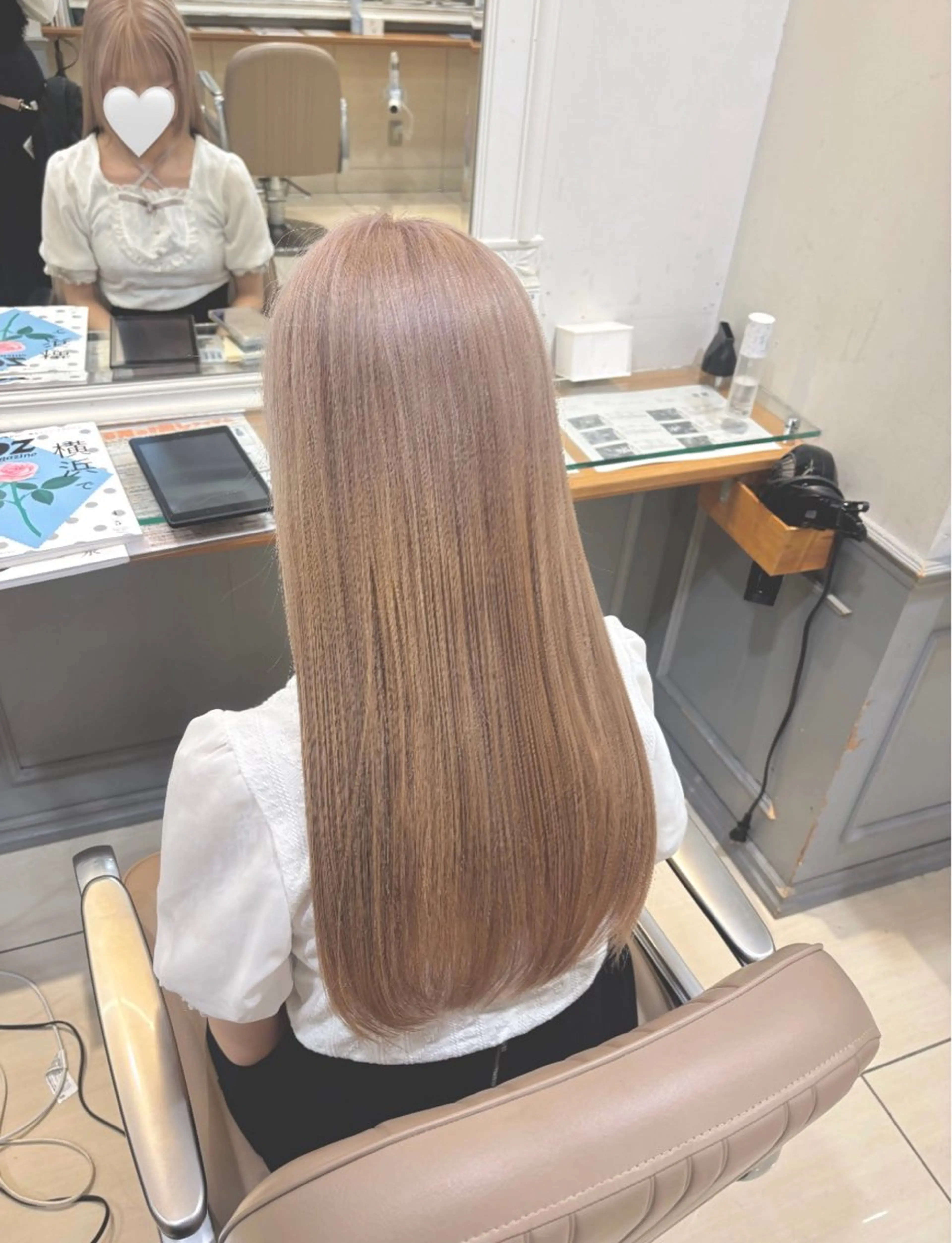 ロング カラー ブリーチ カラー🎀ブリーチ 🎀Honoka🎀のヘアスタイル