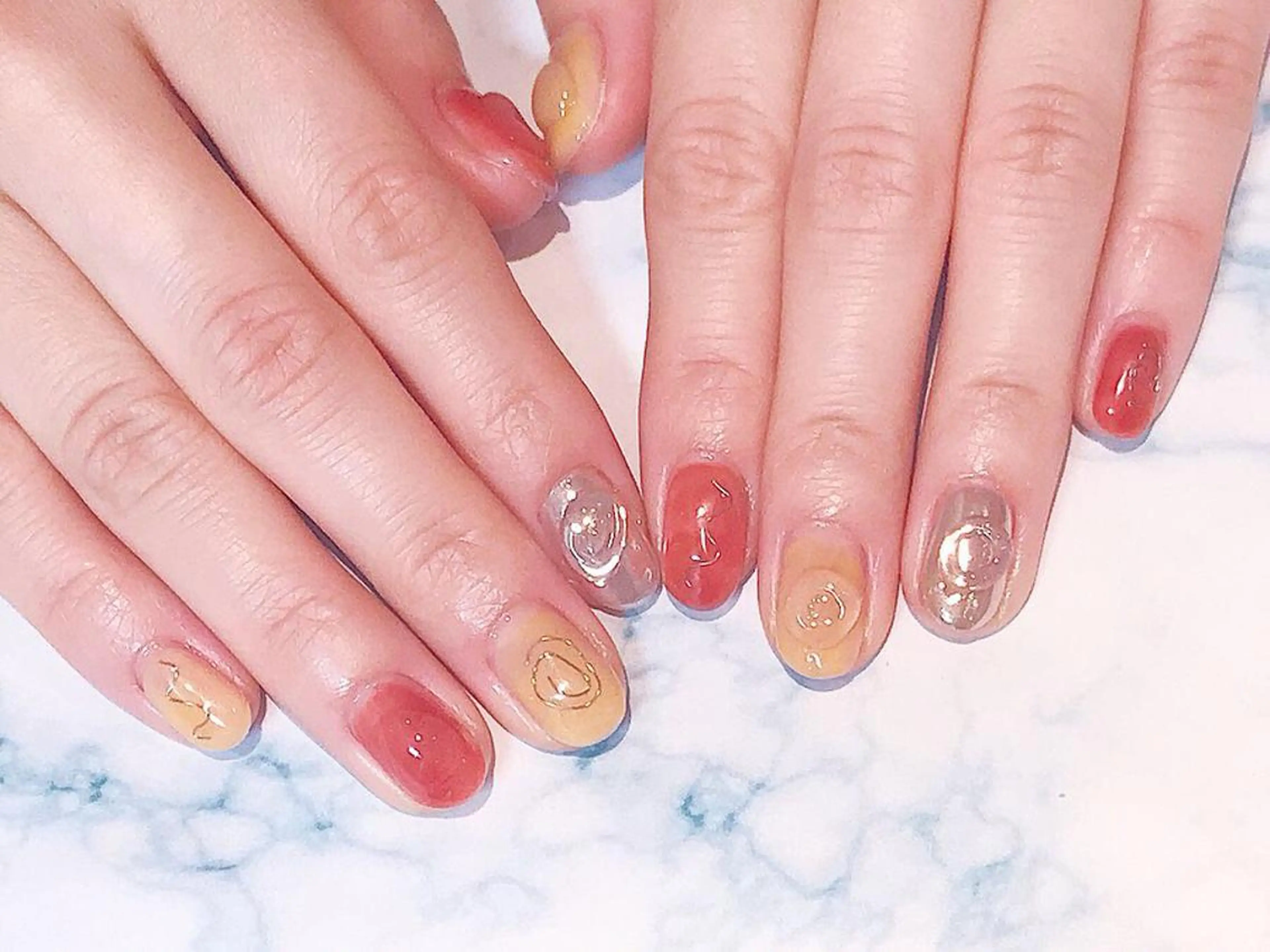 ネイル ハンドネイル LUKE所属・もとまつ さちこのネイルデザイン