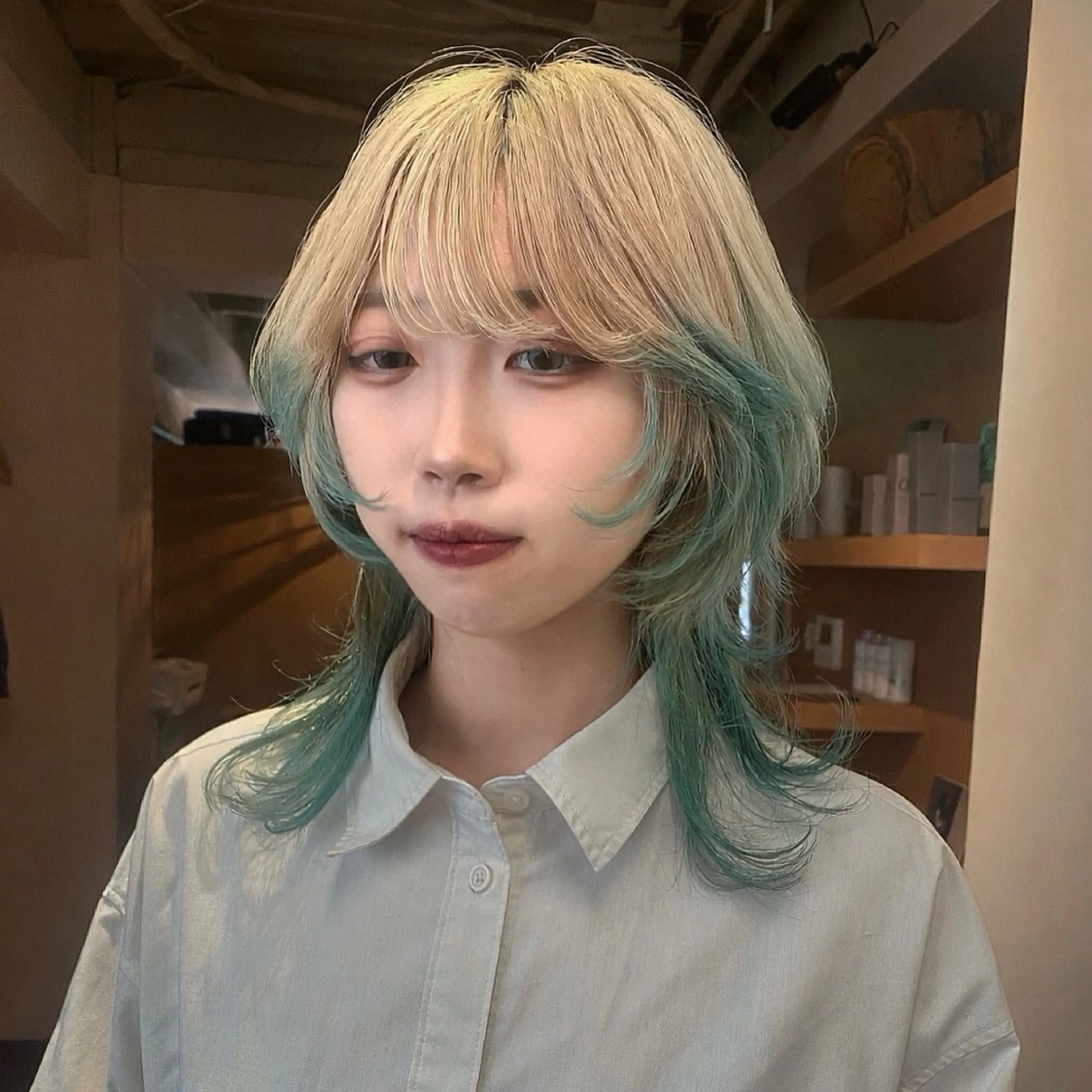 ロング カラー カット ヘアカラー トリートメント ヘッドスパ hair salon 束sok所属・ナホ/ハイトーン/ ブリーチ/ヘッドスパのヘアスタイル