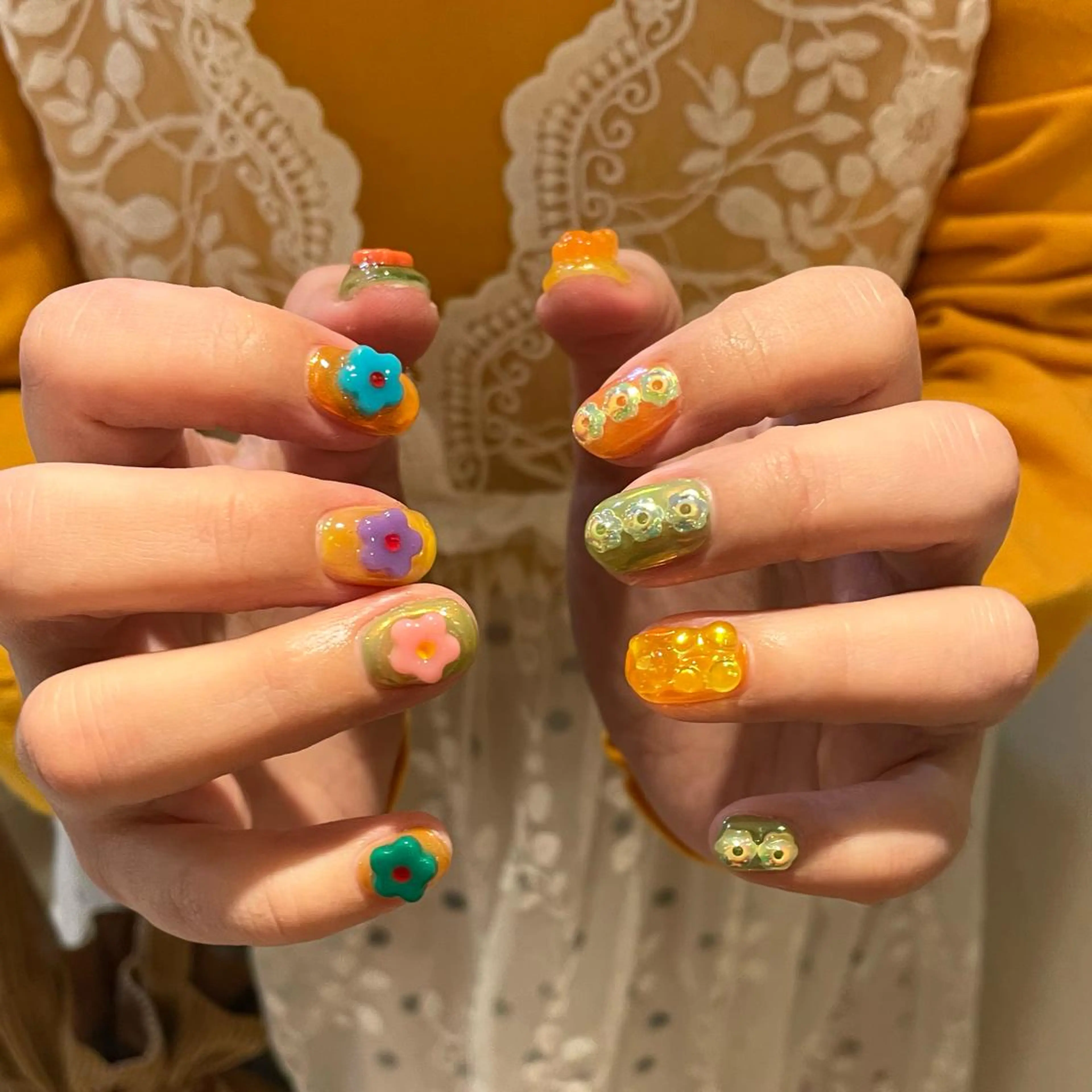 ネイル 新井 ひなののネイルデザイン