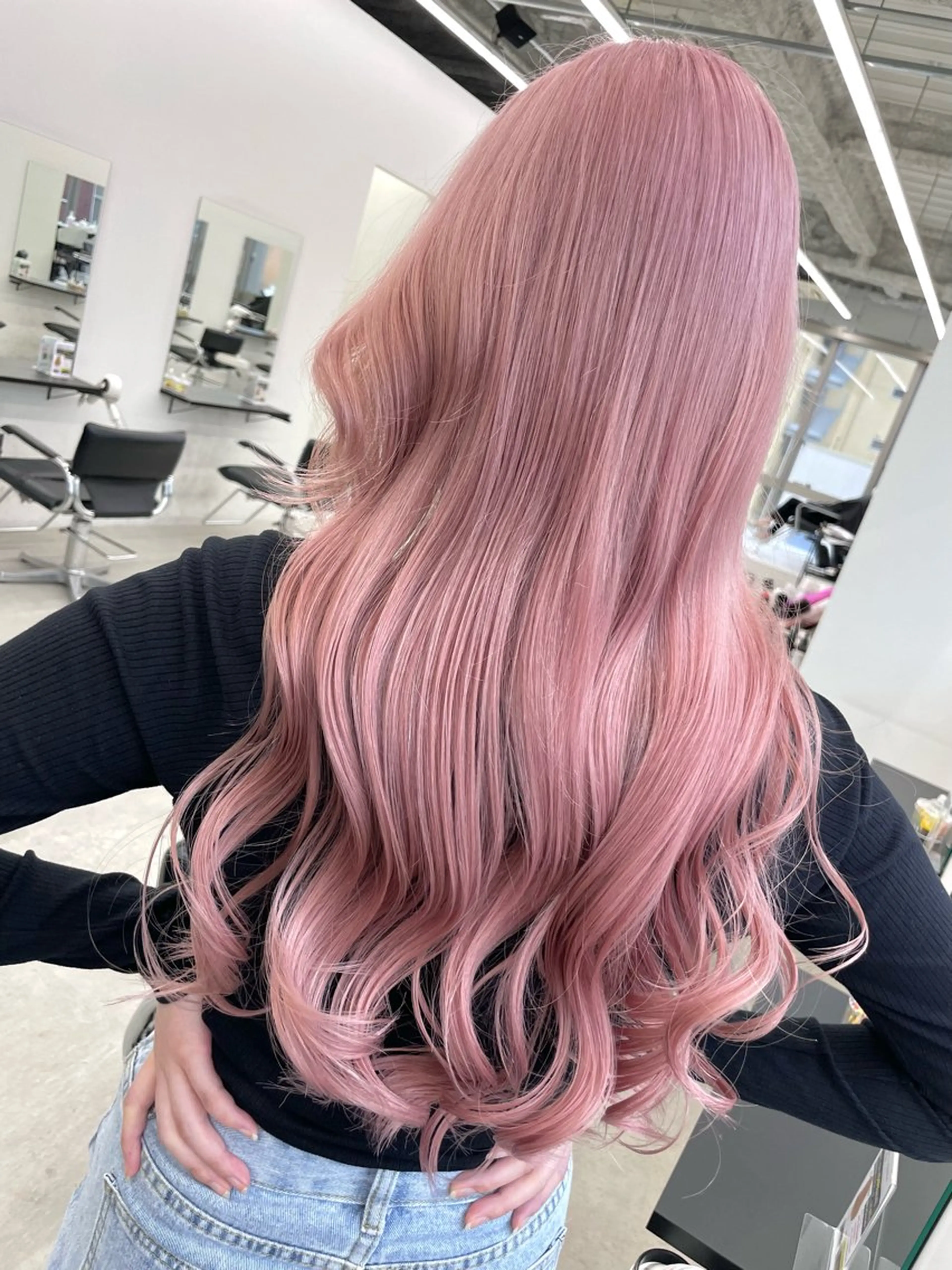 ロング 福田 彩心のヘアスタイル