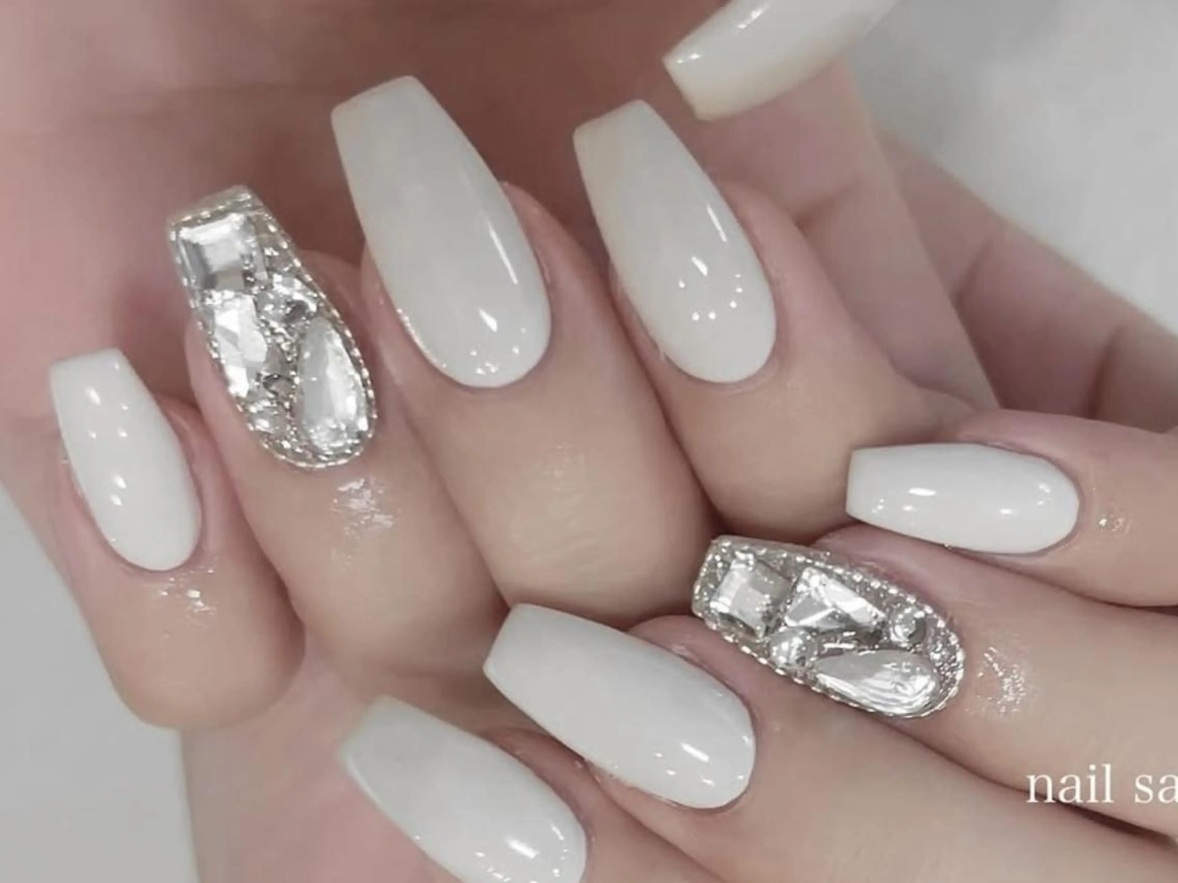 💎【パラジェル無料】埋め尽くし／2本アート¥5800の写真