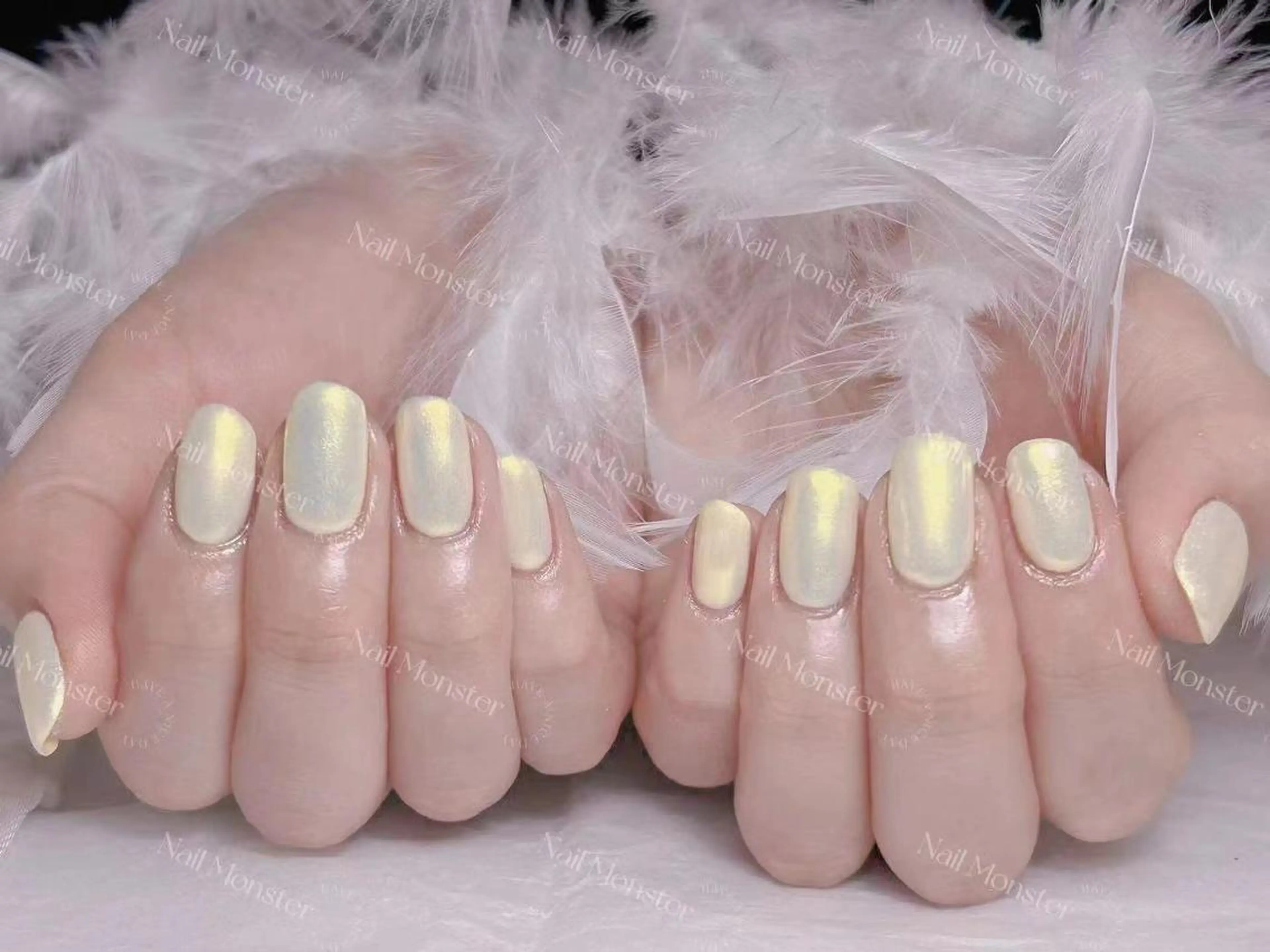 ネイル ワンカラーネイル YUKI_ Monster💟のネイルデザイン