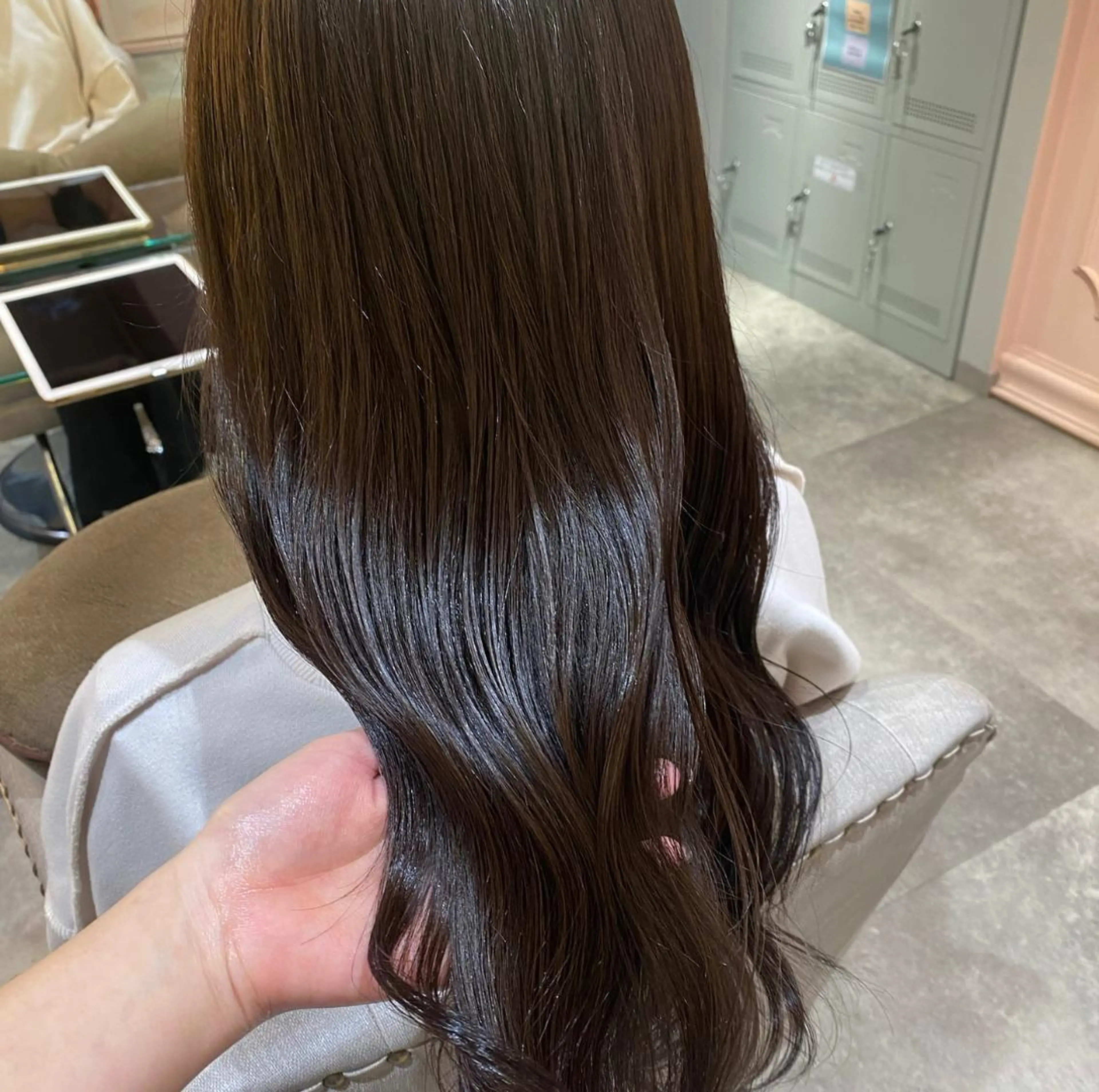 ロング カラー ヘアカラー R 横浜【アール】所属・ハイトーン/韓国 ヘア　momo˚✧₊のヘアスタイル