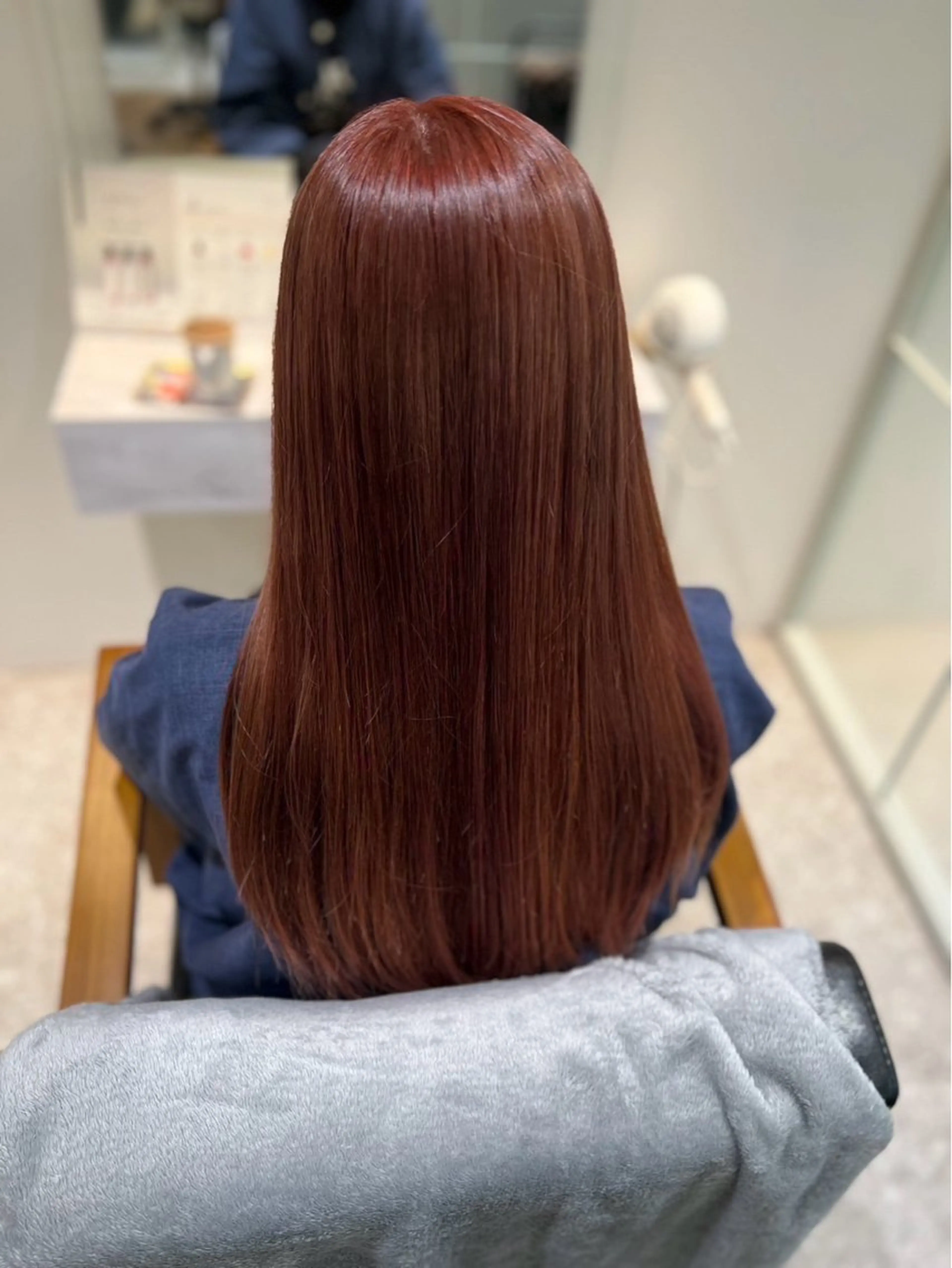 💚ロング限定💚カット＋カラー 🌱リタッチカラー、白髪染めも可◎3センチ以内のリタッチの写真