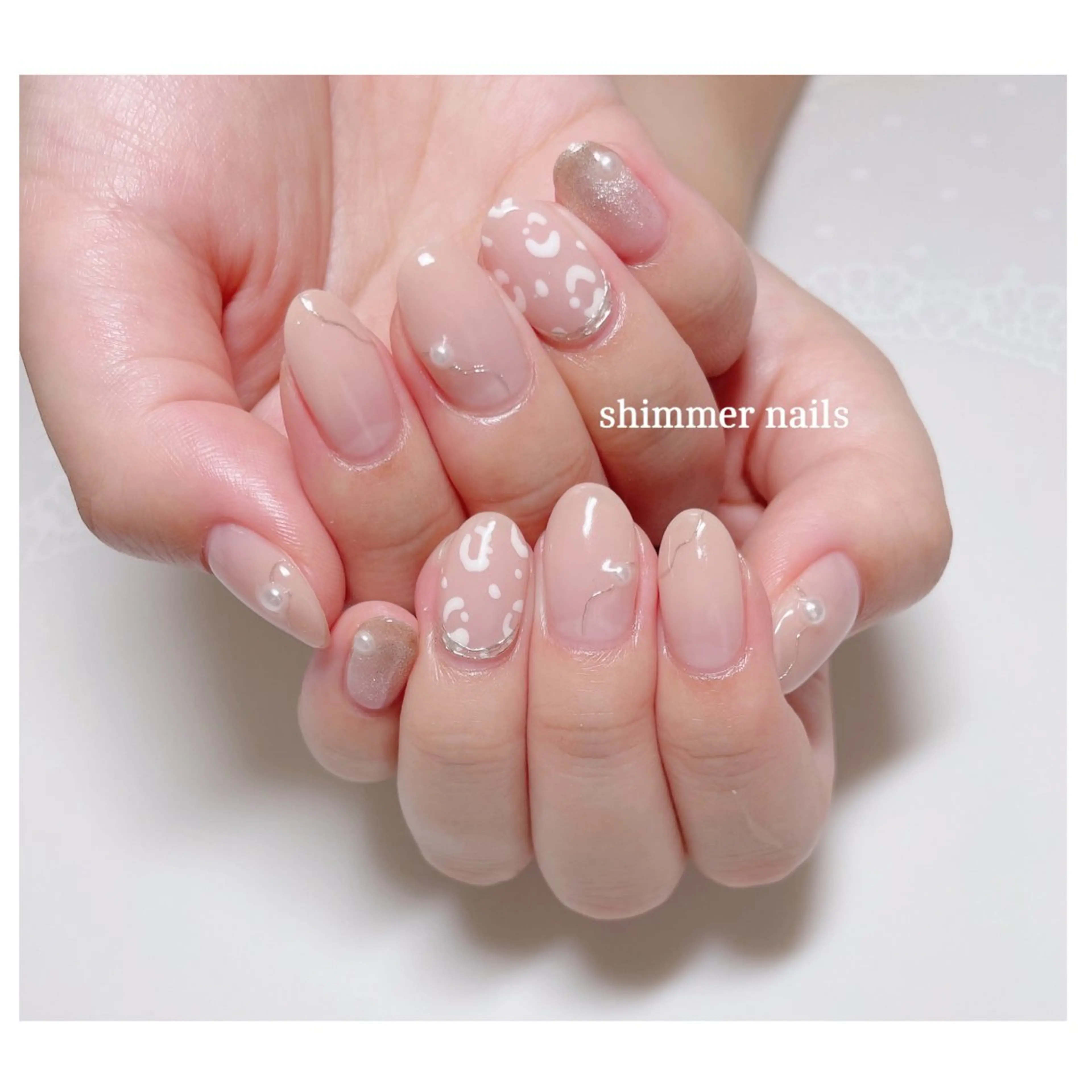 ネイル アニマル柄 shimmer nailsのネイルデザイン