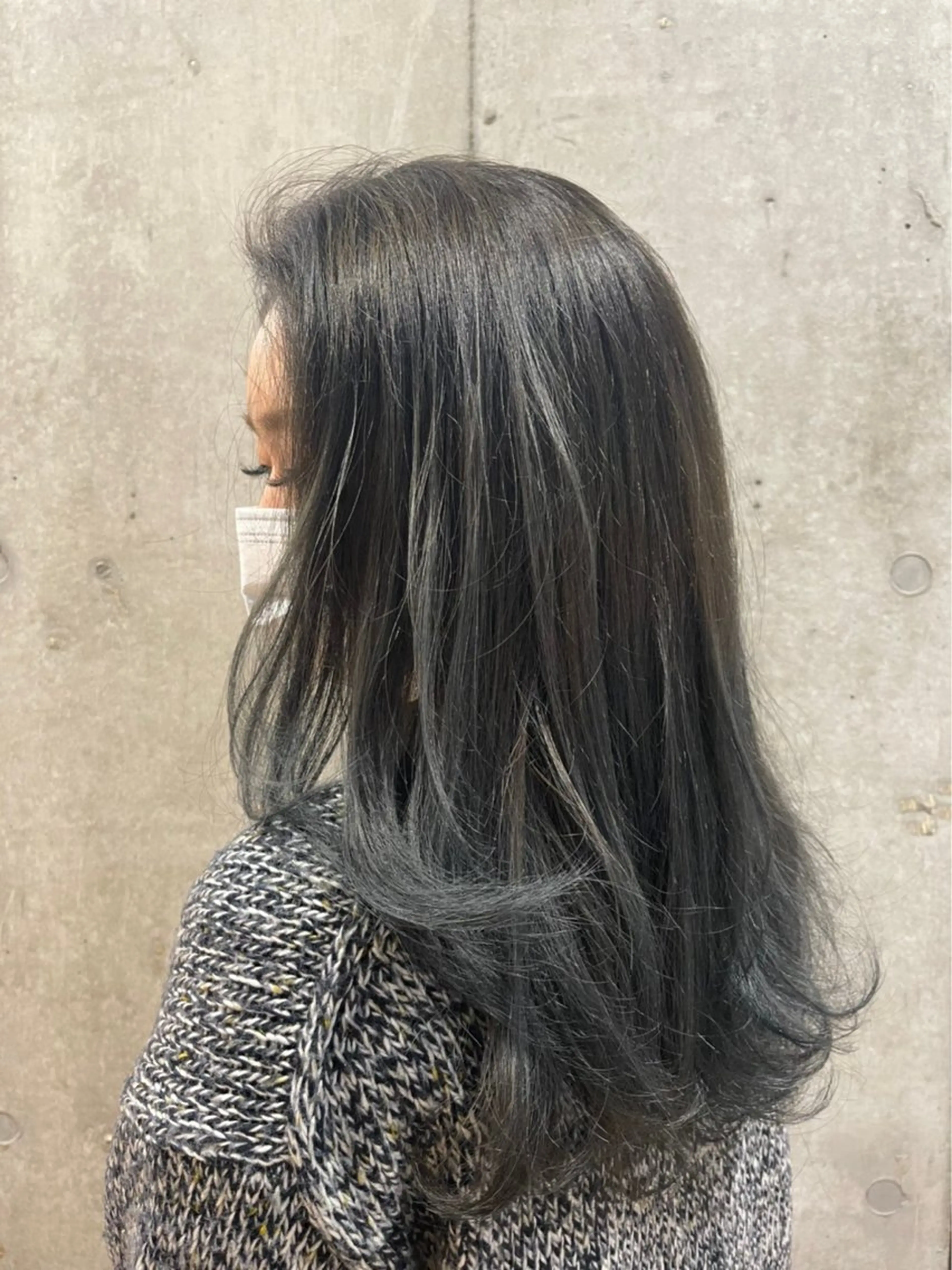 セミロング カラー 横浜美容室／暖色系 michika🌹のヘアスタイル