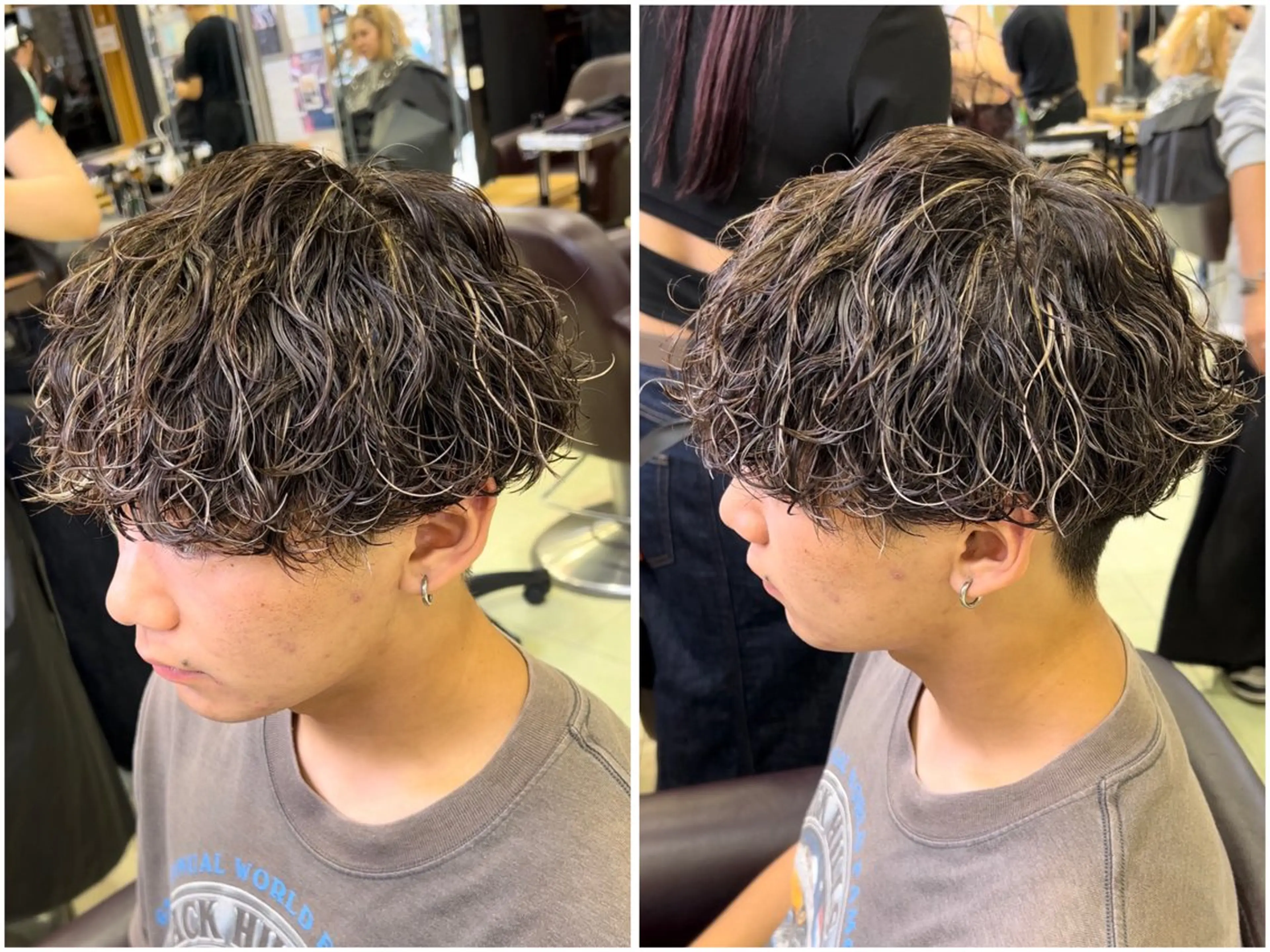 パーマ メンズ メンズカット松戸/韓 国/メンズパーマ航太のヘアスタイル