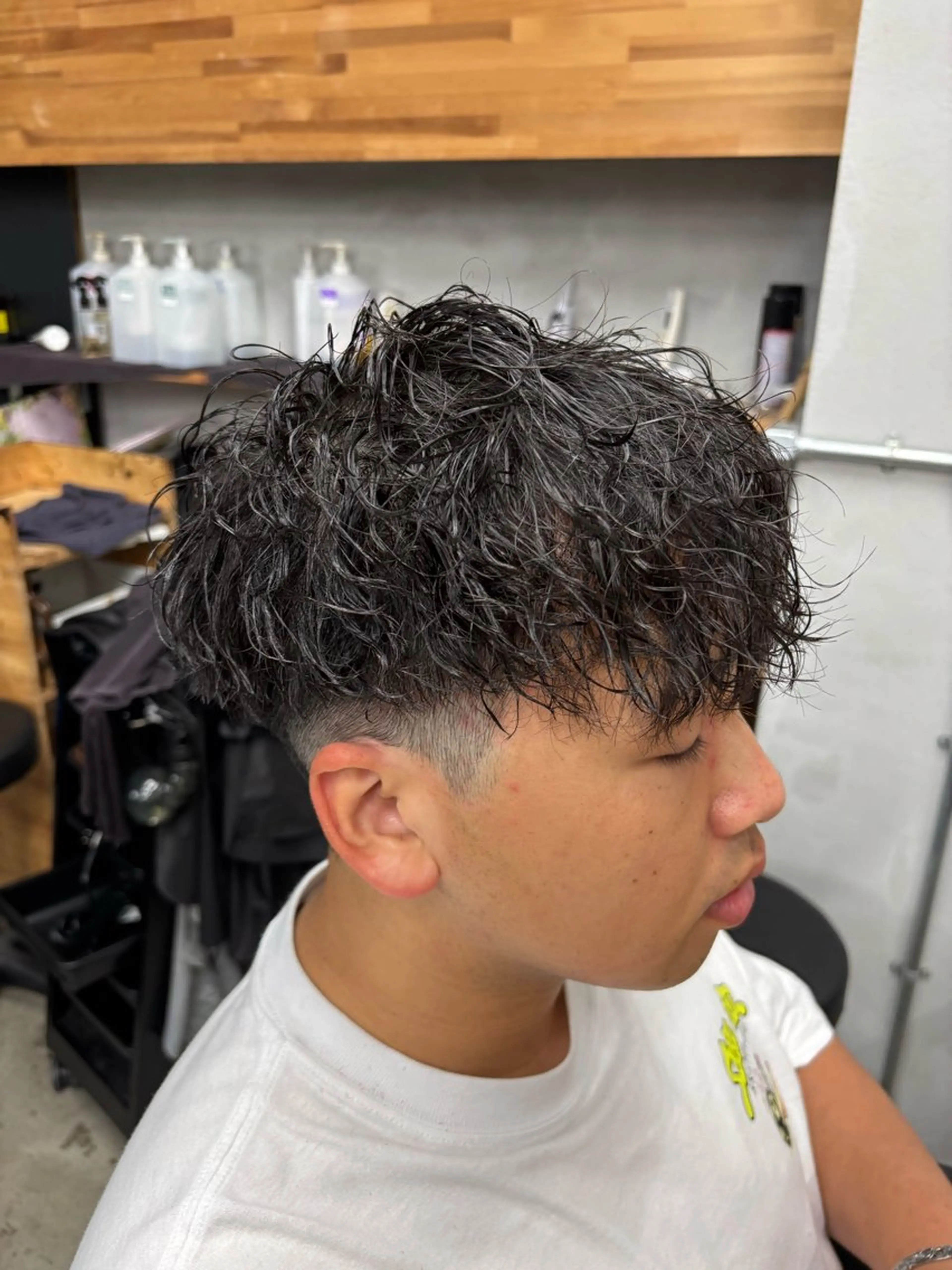 パーマ メンズ カット パーマ mono / Manatoのヘアスタイル