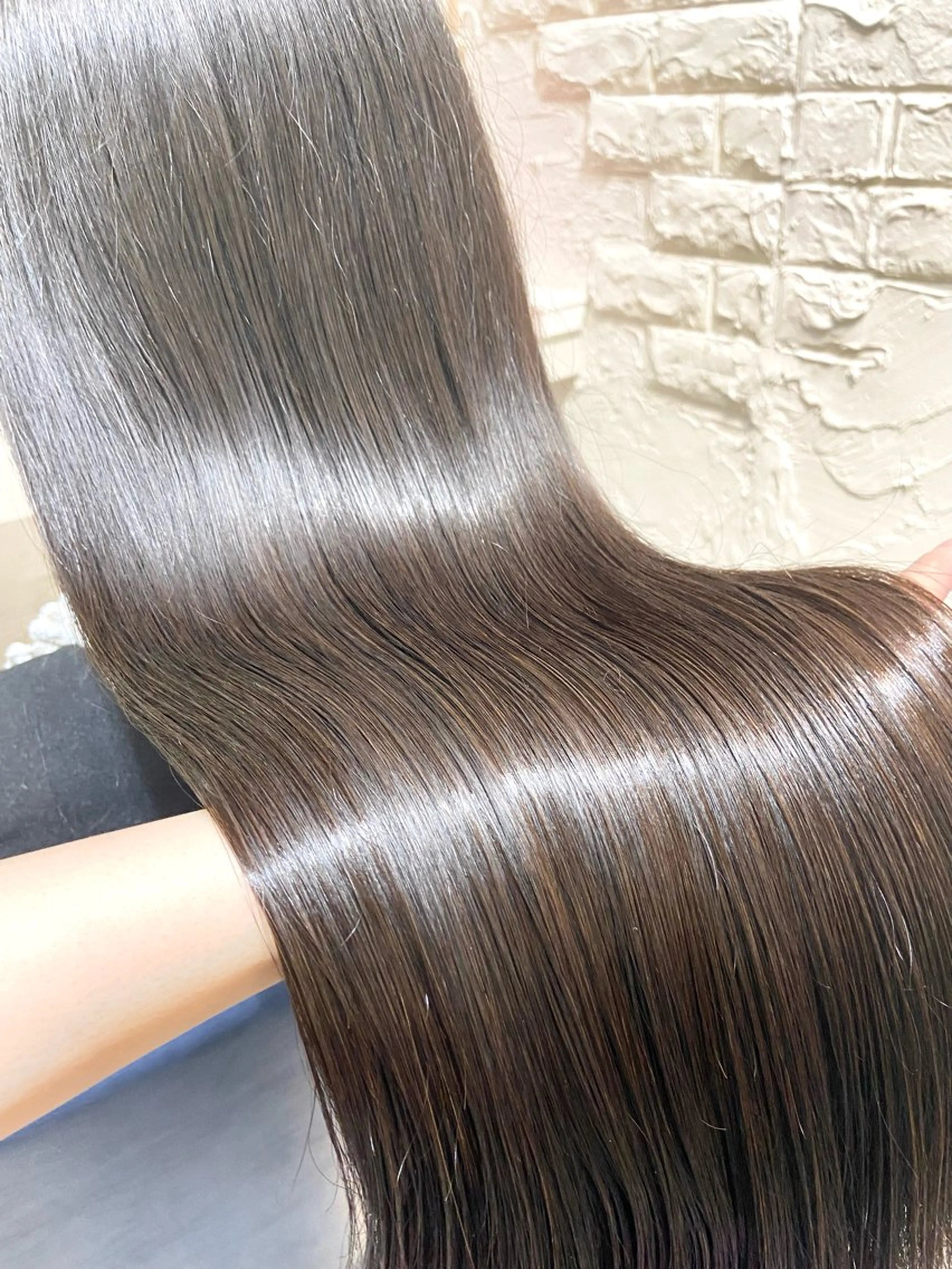 セミロング 縮毛矯正 ヘッドスパ uros.所属・🩵aiko / モデル募集中️🩵のヘアスタイル