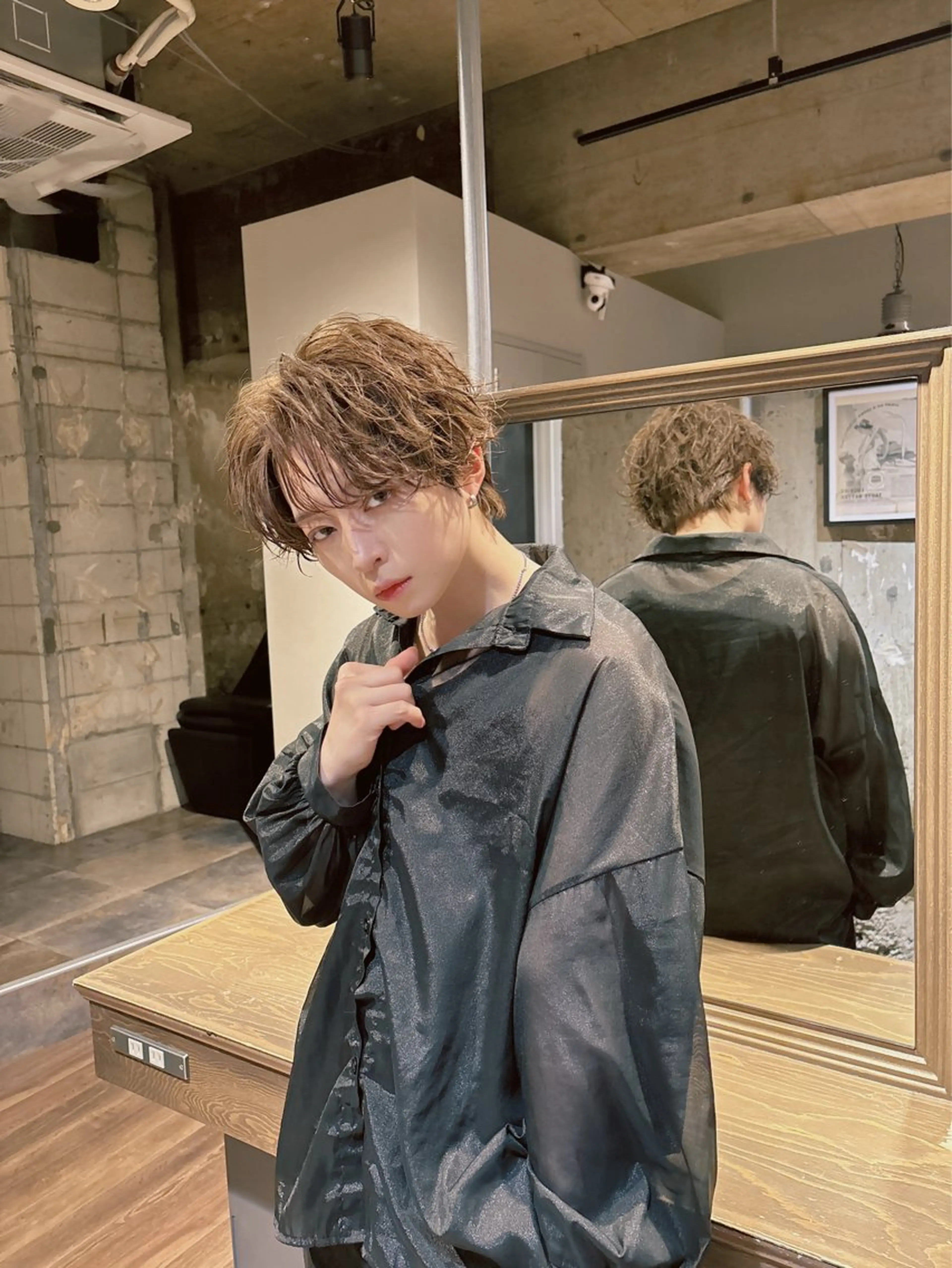 【土日限定価格】メンズカット＋カラー＋ブリーチ×1の写真