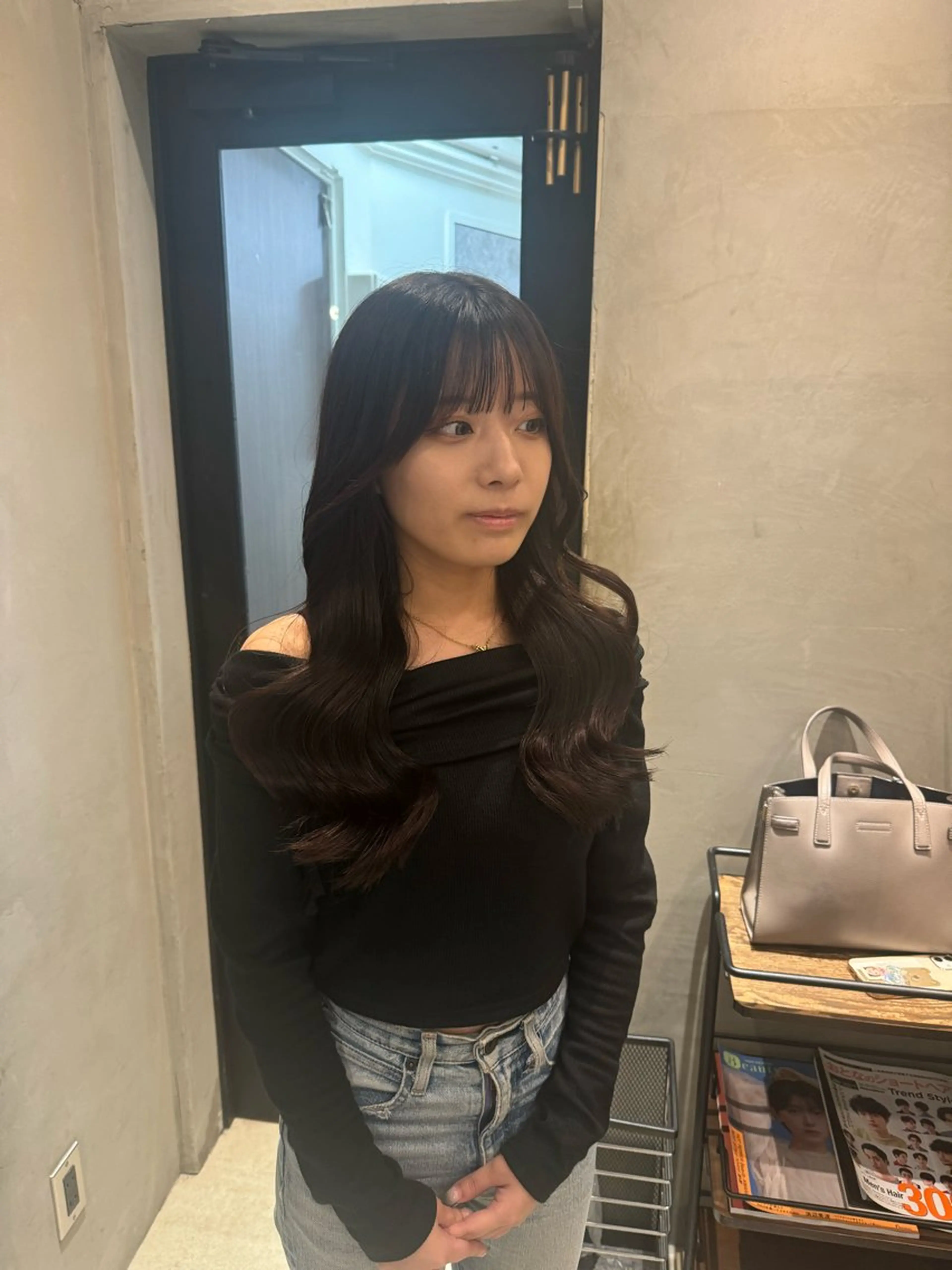 セミロング 顔周りcut・ご相談 ＝新宿しずく🇰🇷のヘアスタイル