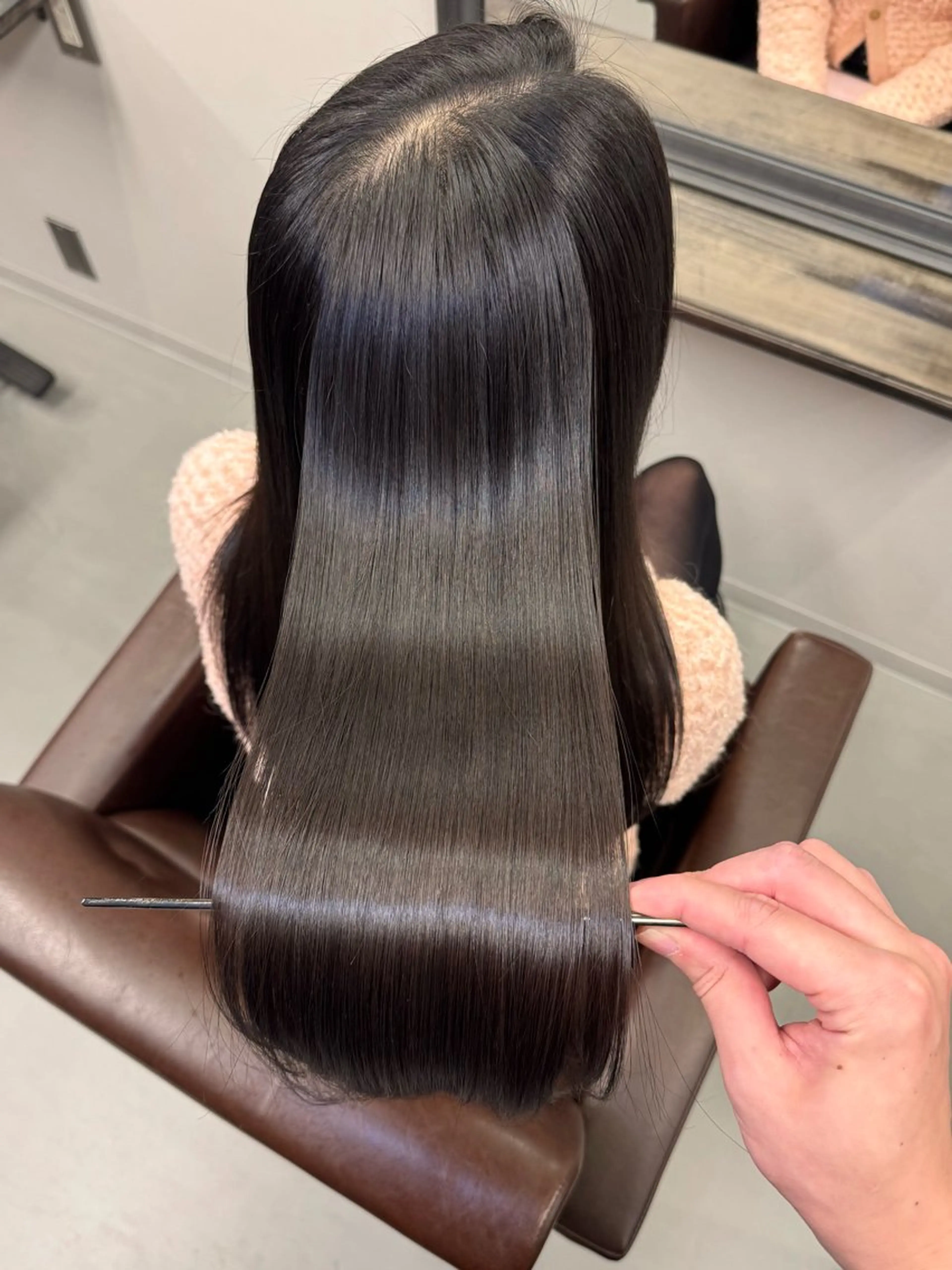 【12月限定✨】カット＋縮毛矯正orストレートパーマ＋最高級ケラチン髪質改善トリートメントの写真