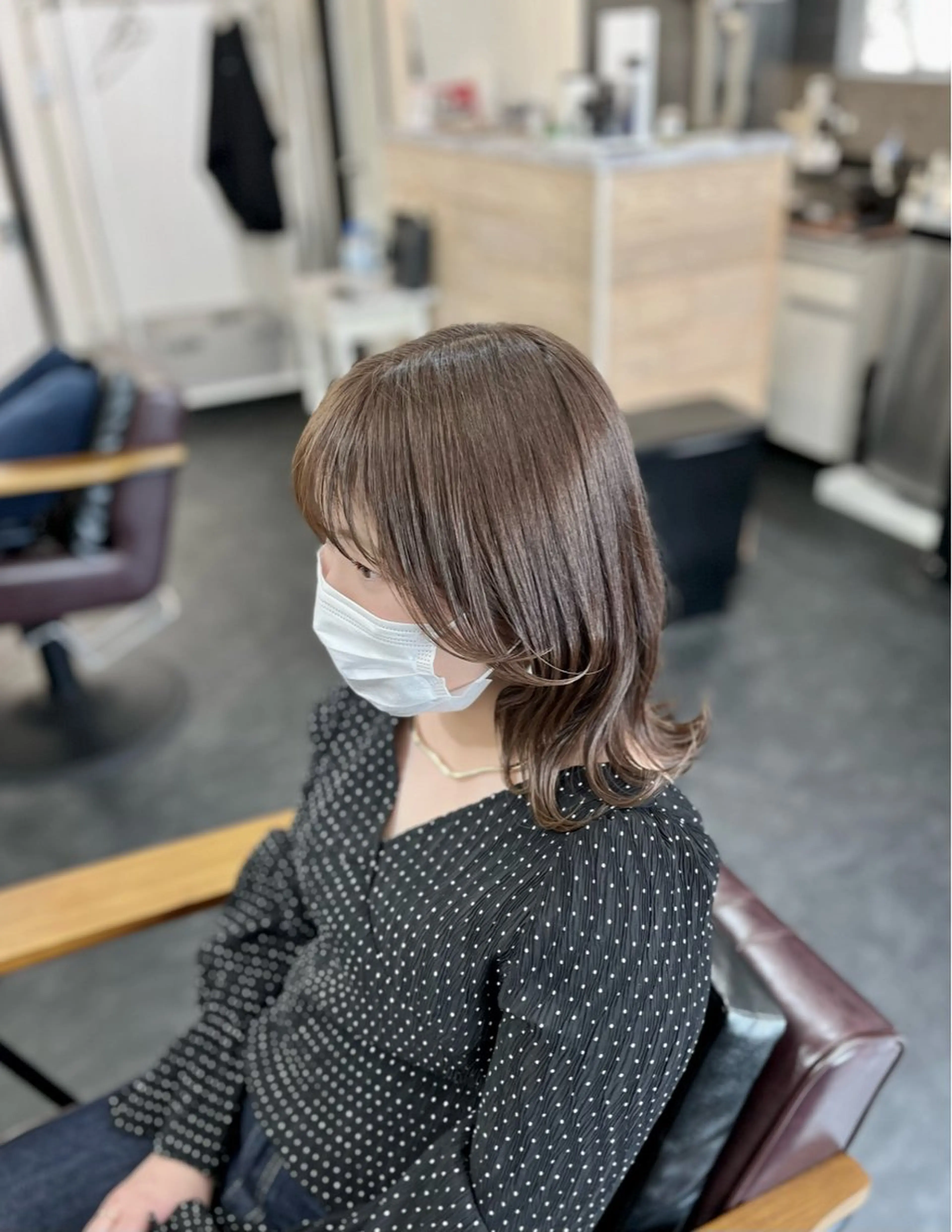 ミディアム カラー カット ヘアカラー トリートメント wavi hair所属・後藤 ユウキ/髪質改善🫧のヘアスタイル