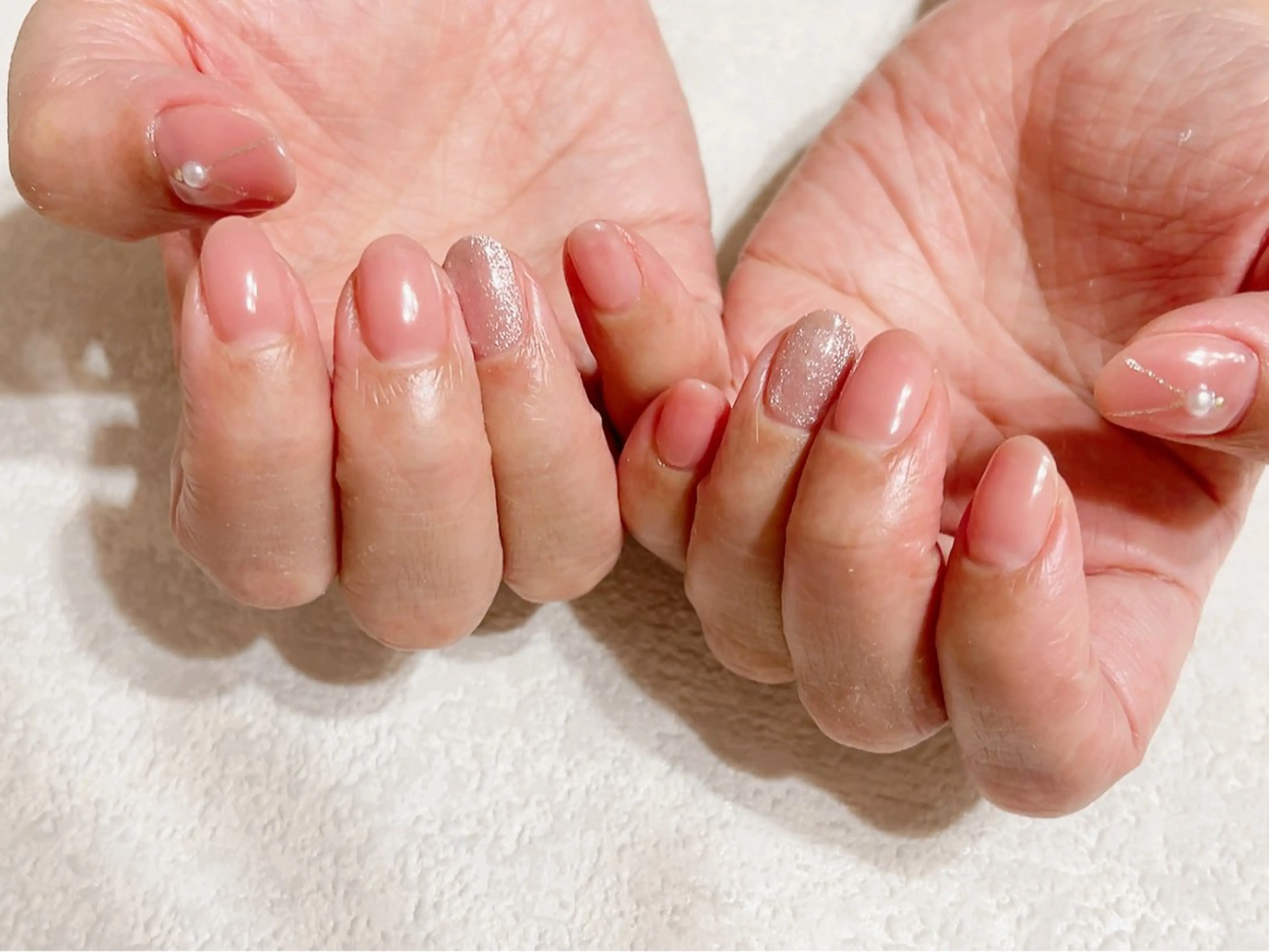 ネイル フットネイル ジェルネイル パラジェル シンプルネイル 夏ネイル kikinail 溝の口のネイルデザイン