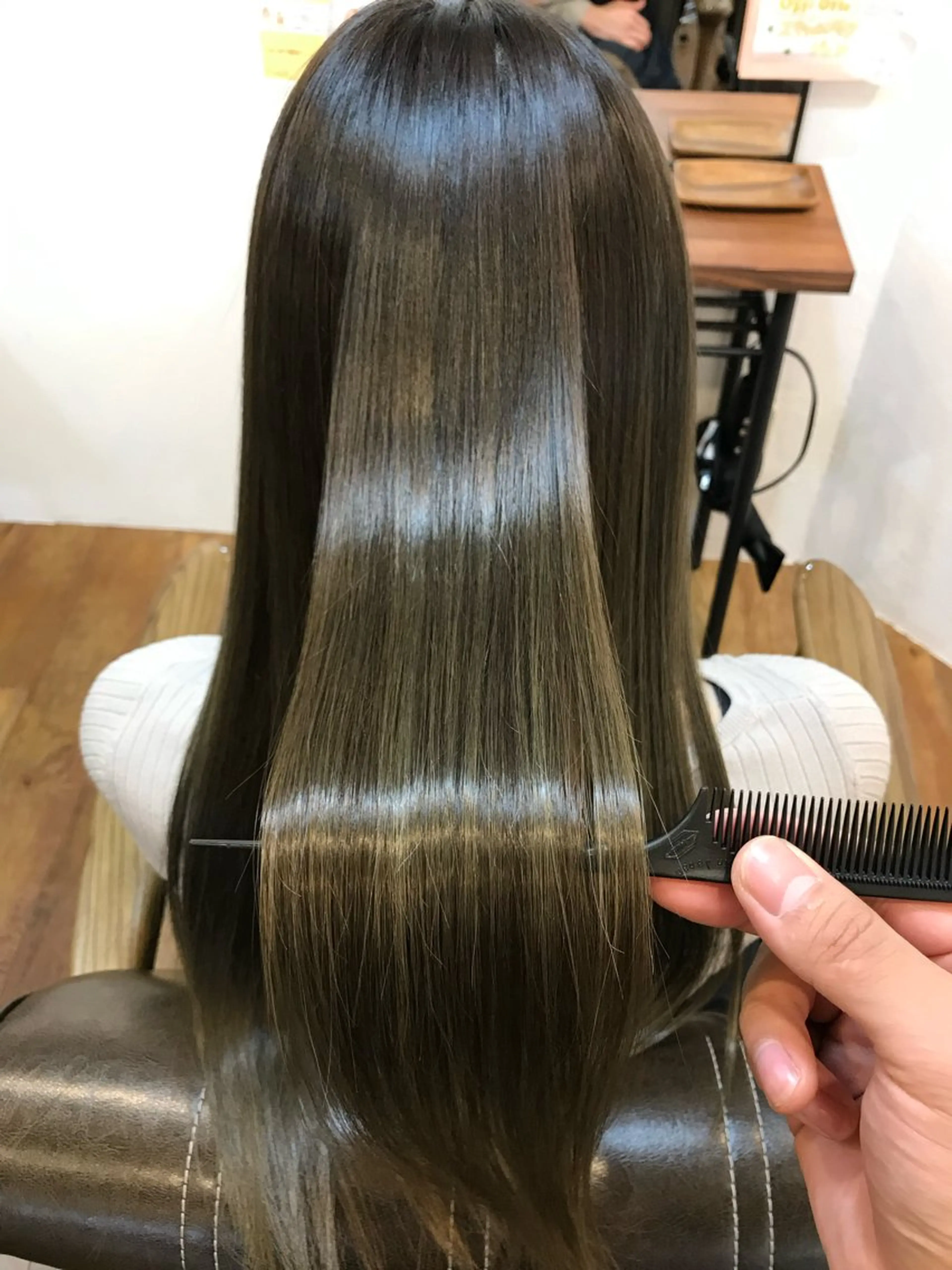 ロング Lucca Lance経堂店【ルッカランス】所属・美髪矯正/髪質改善/ 福崎航平のヘアスタイル