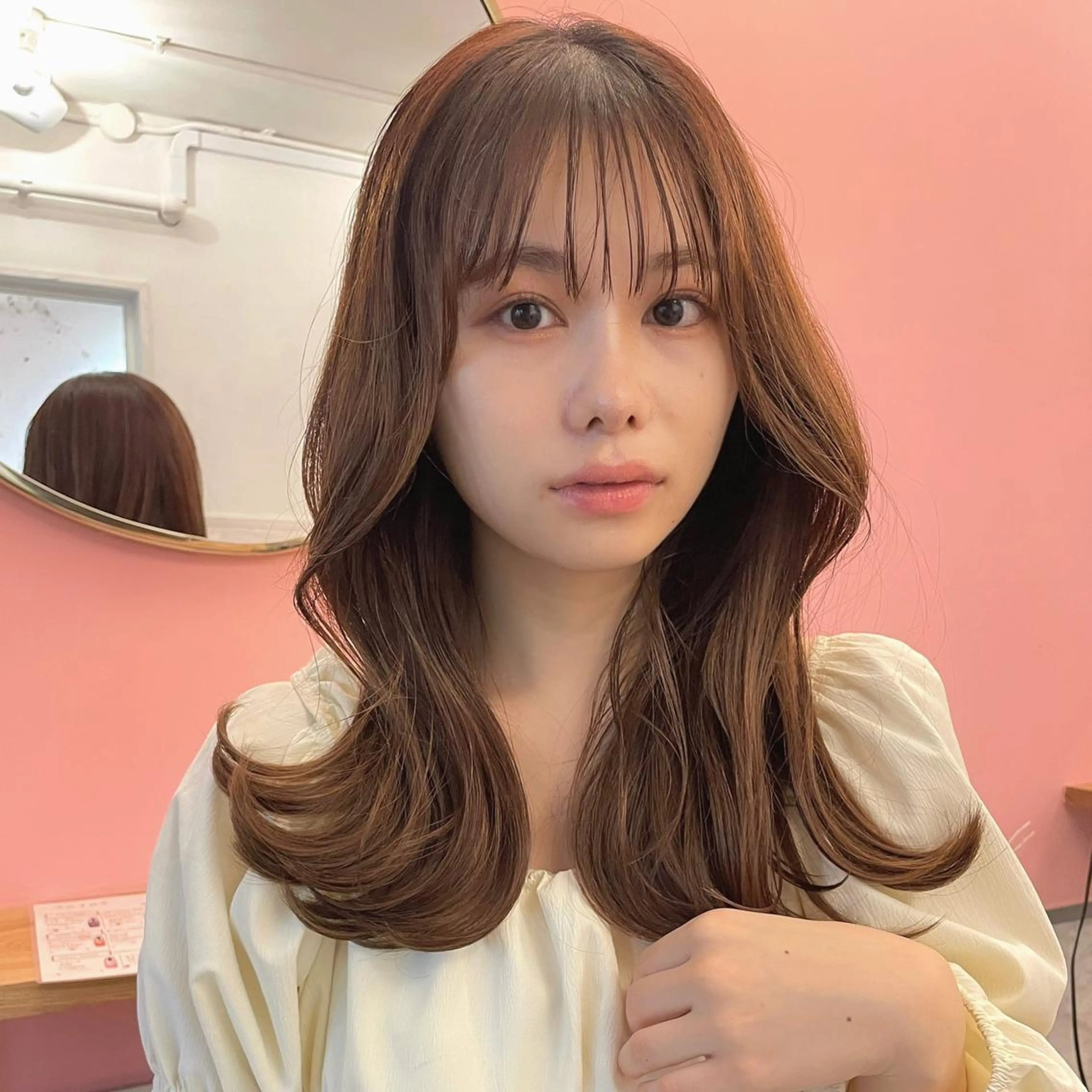 セミロング 🫧透明感ヘア🫧 🧸竹花　彩希🧸のヘアスタイル