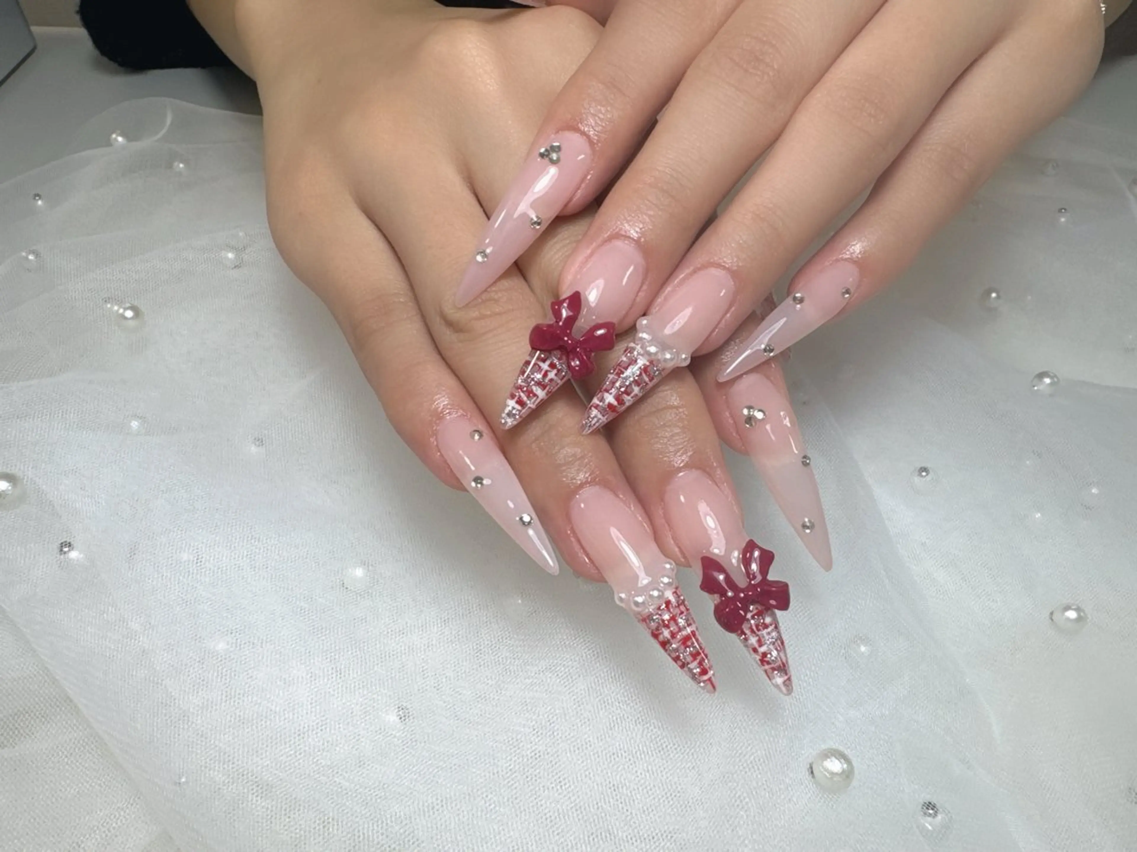 ネイル 冬ネイル クリスマス ハンドネイル Anju Nailのネイルデザイン