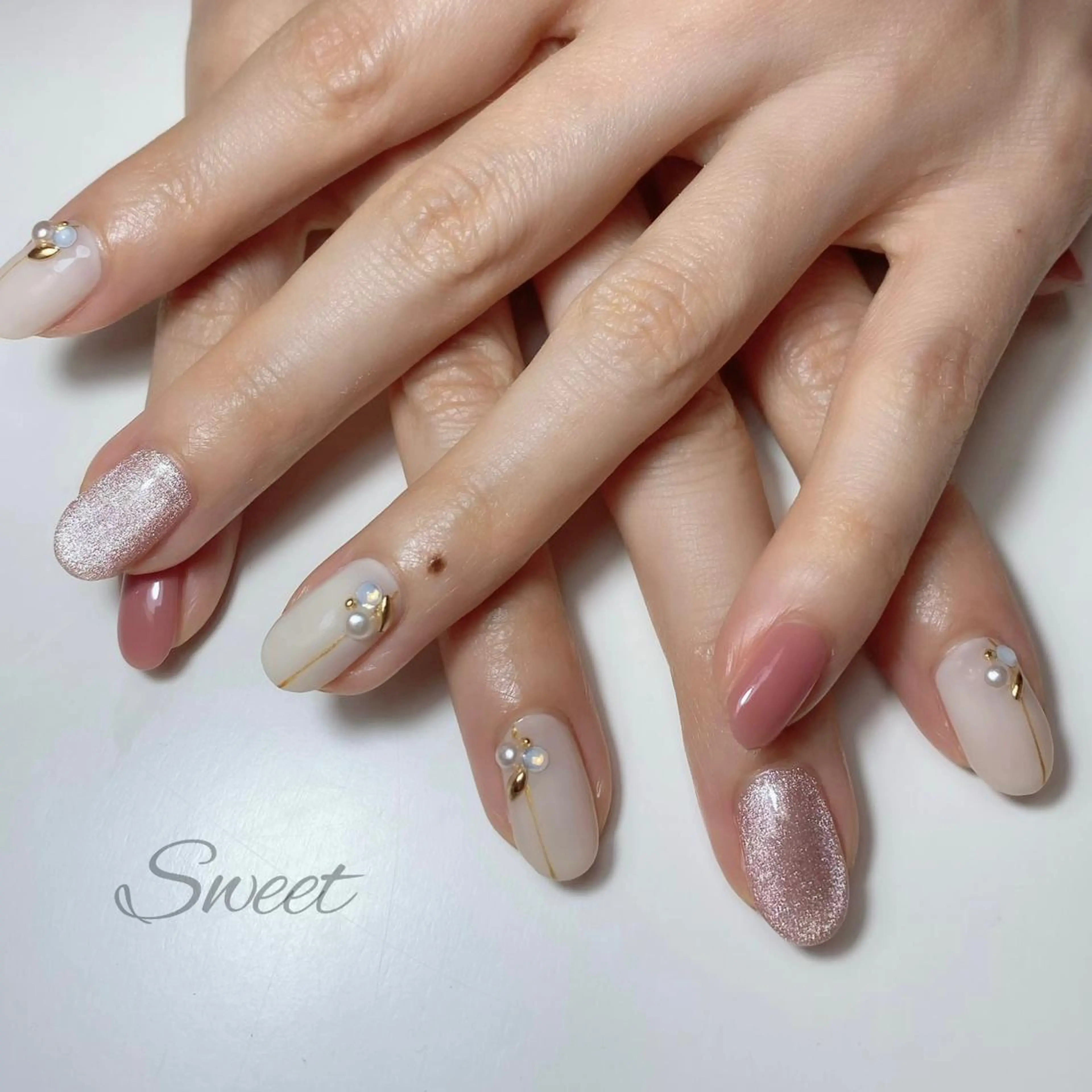 ネイル sweet 仲野陽子のネイルデザイン