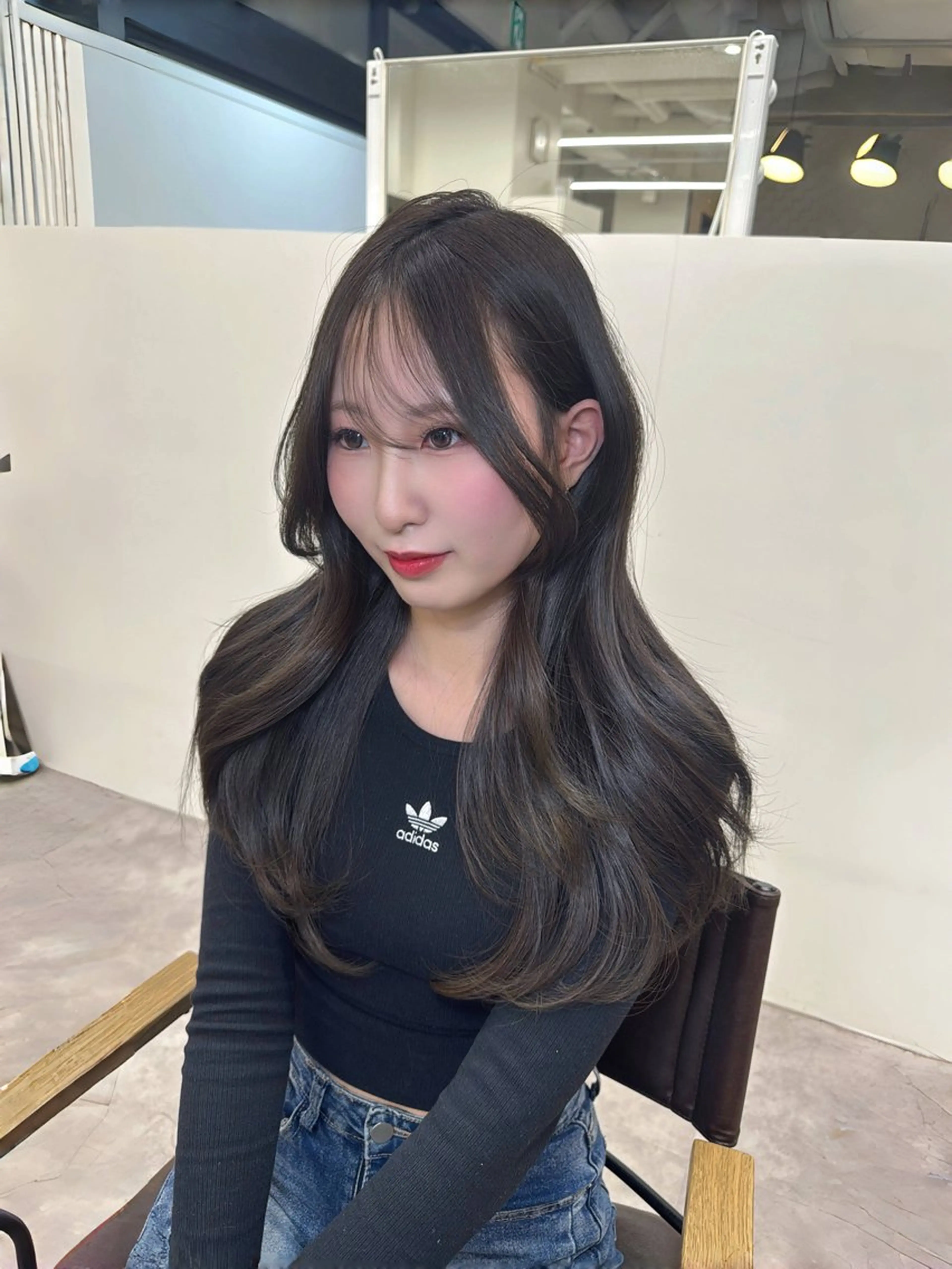 ロング レイヤーカット/ 艶カラー/山内一暉のヘアスタイル