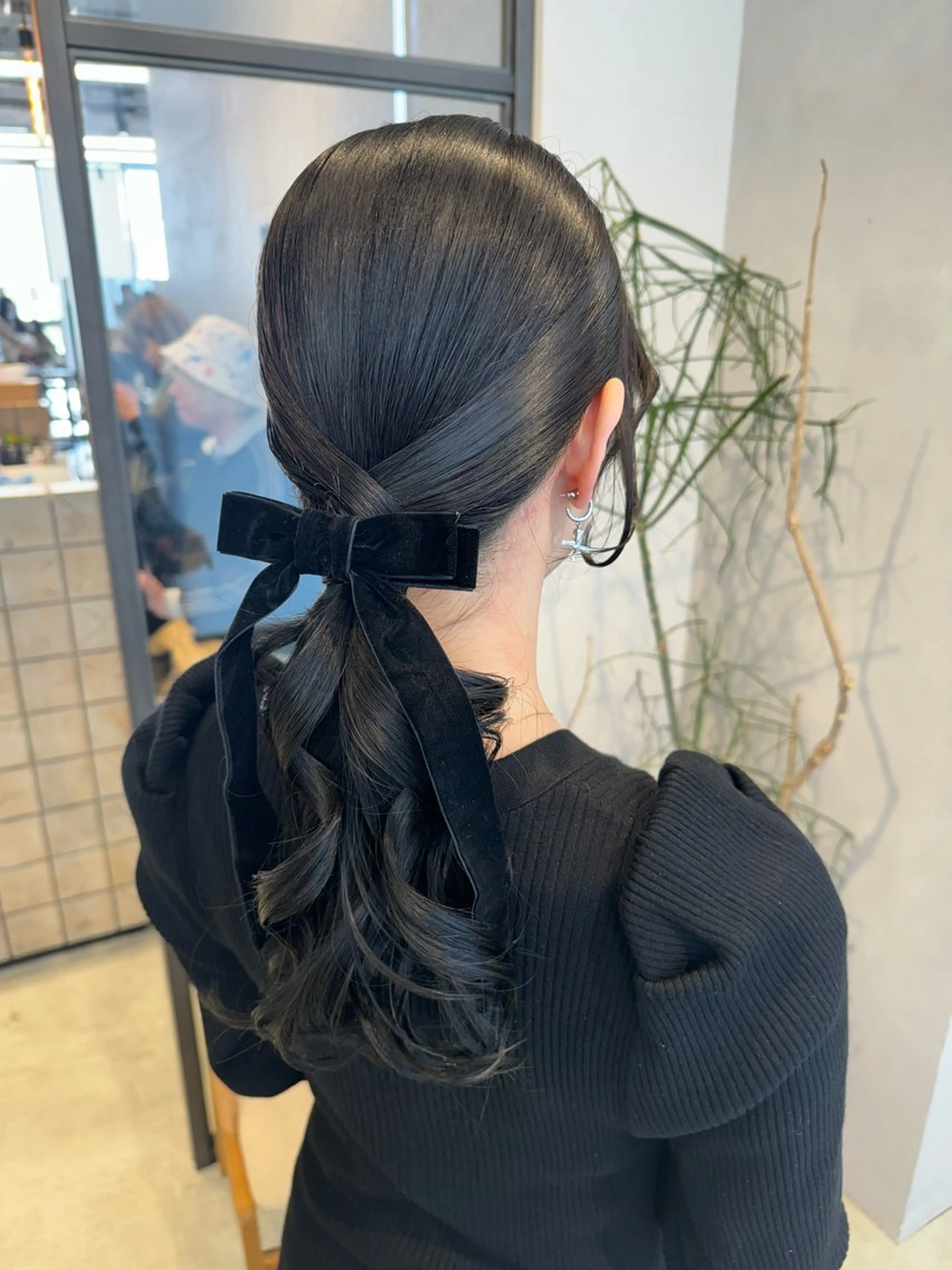 ヘアアレンジ 透明感カラー✨艶髪 制作🌱山根あゆみのヘアスタイル