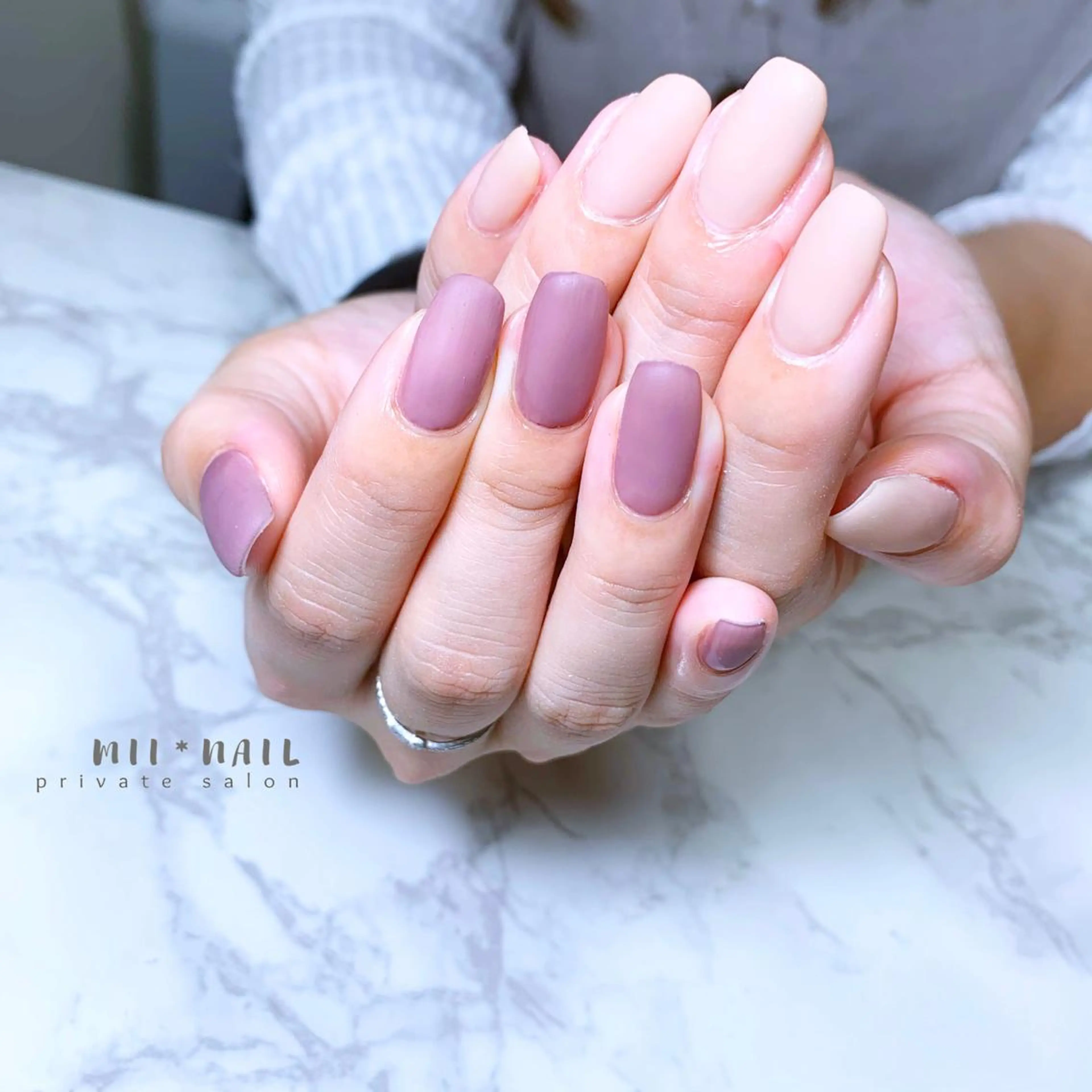 ネイル マットネイル MII*NAIL／ 美フォルムsalonのネイルデザイン