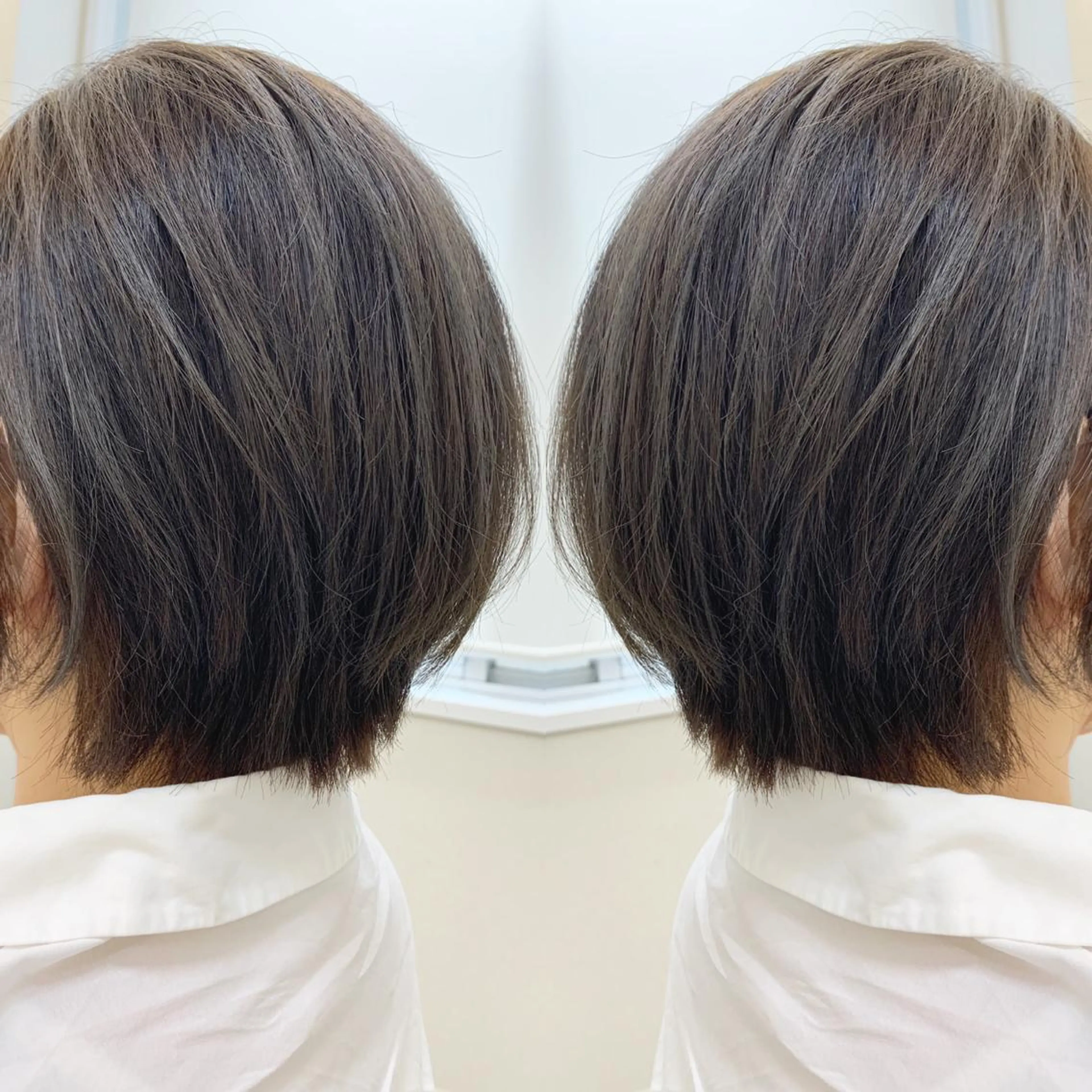 ショート アッシュ カット ヘアカラー H所属・H (エイチ) 烏丸御池店のヘアスタイル