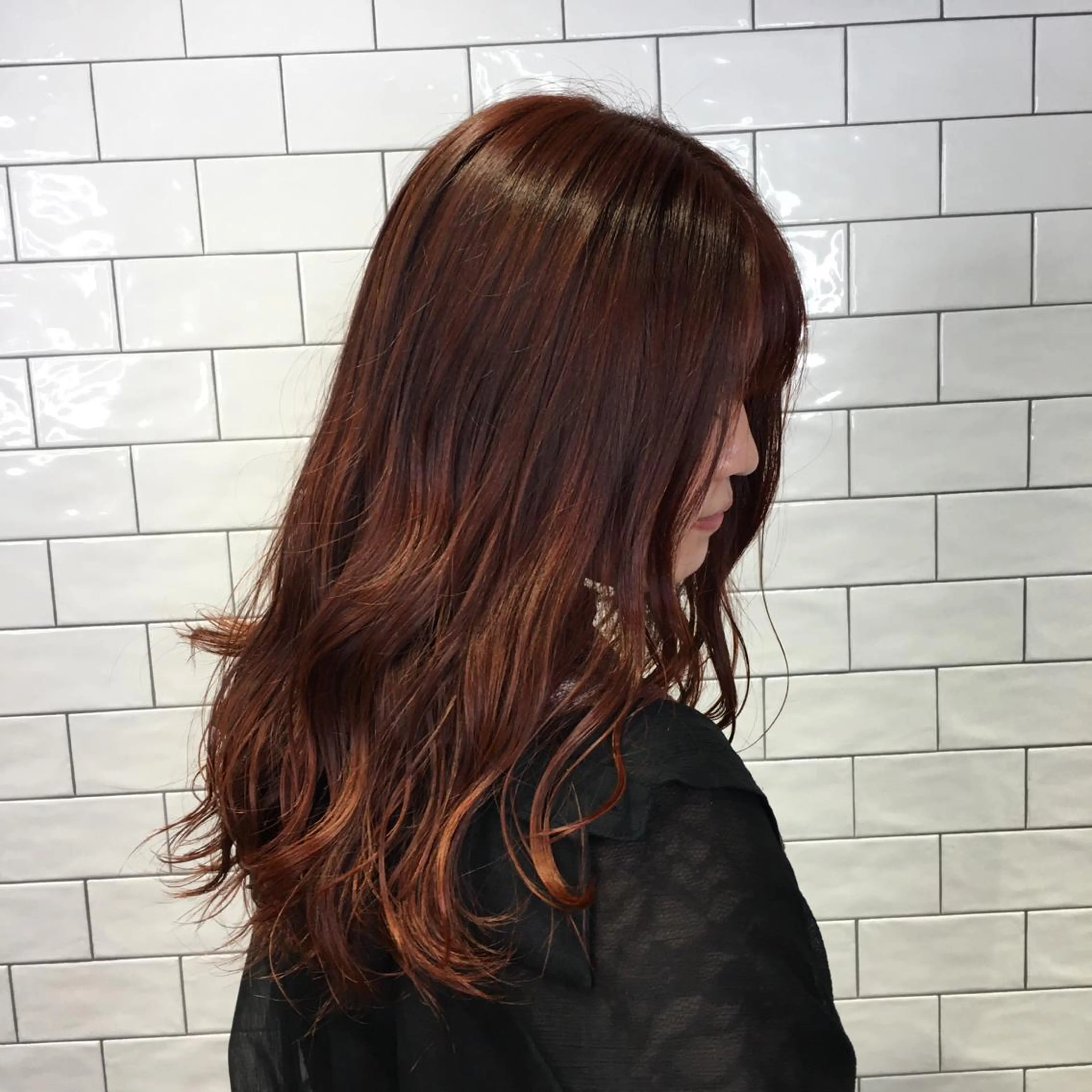 ロング カラー もり まりものヘアスタイル