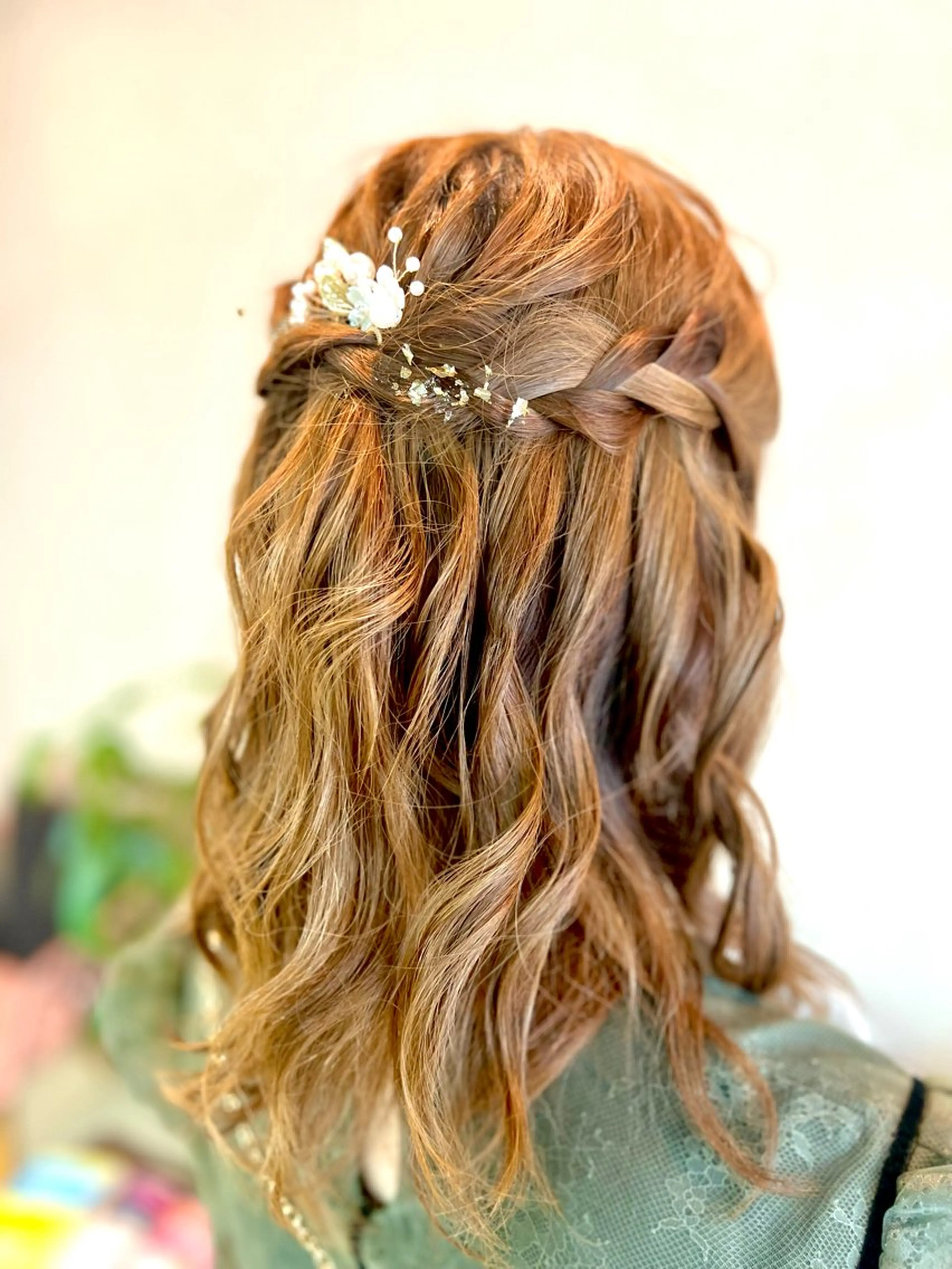 ミディアム ヘアアレンジ ハーフアップ men's&ladys J'sGrace【メンズアンドレディース ジェイズグレイス】所属・🌻J'sGrace /JUMA🌻のヘアスタイル