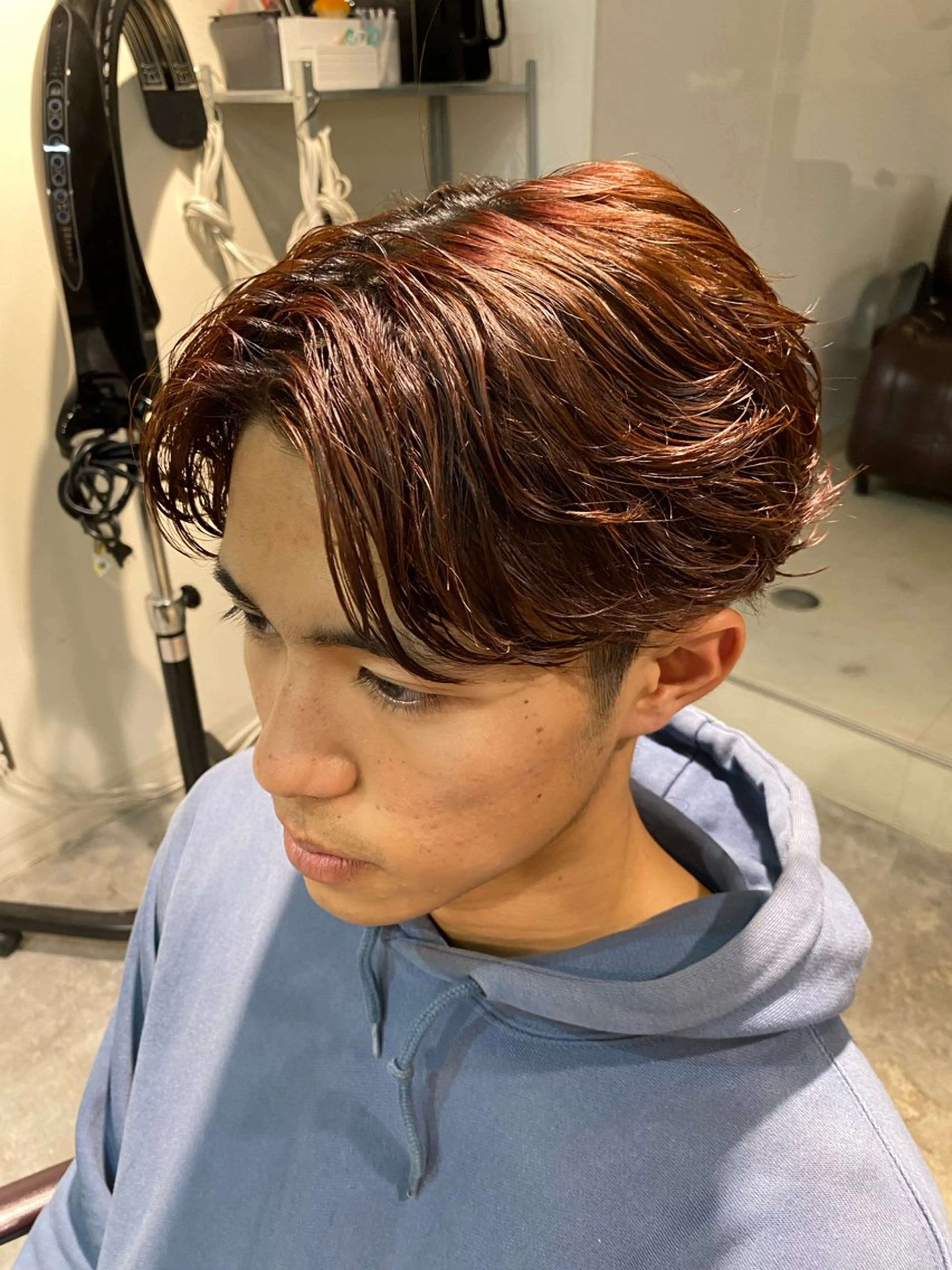 パーマ メンズ フェザーパーマ メンズパーマ パーマ特化/フェザー パーマシャドウ/真生のヘアスタイル