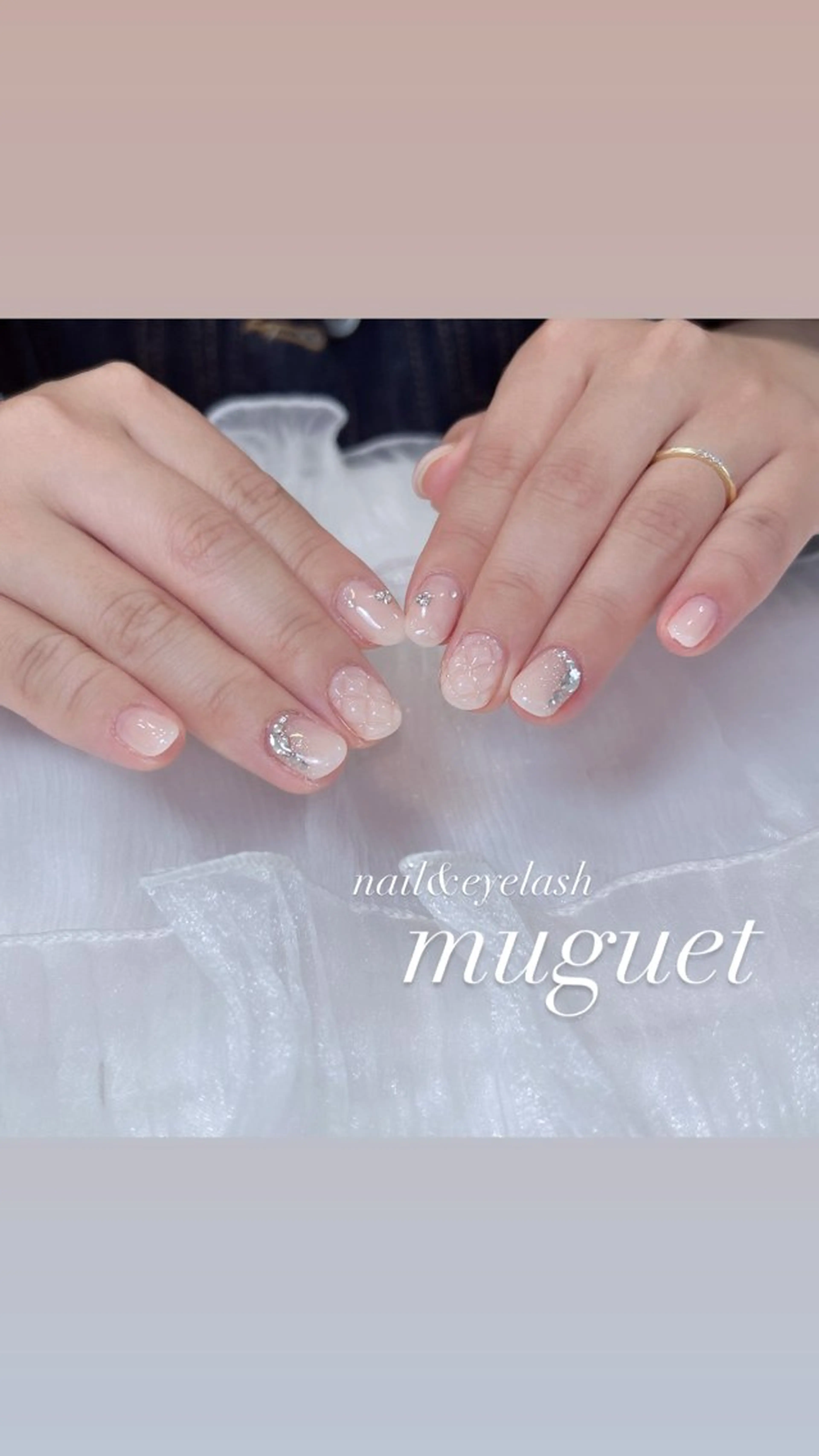 ネイル ハンドネイル nailsalon muguet所属・muguet manaのネイルデザイン