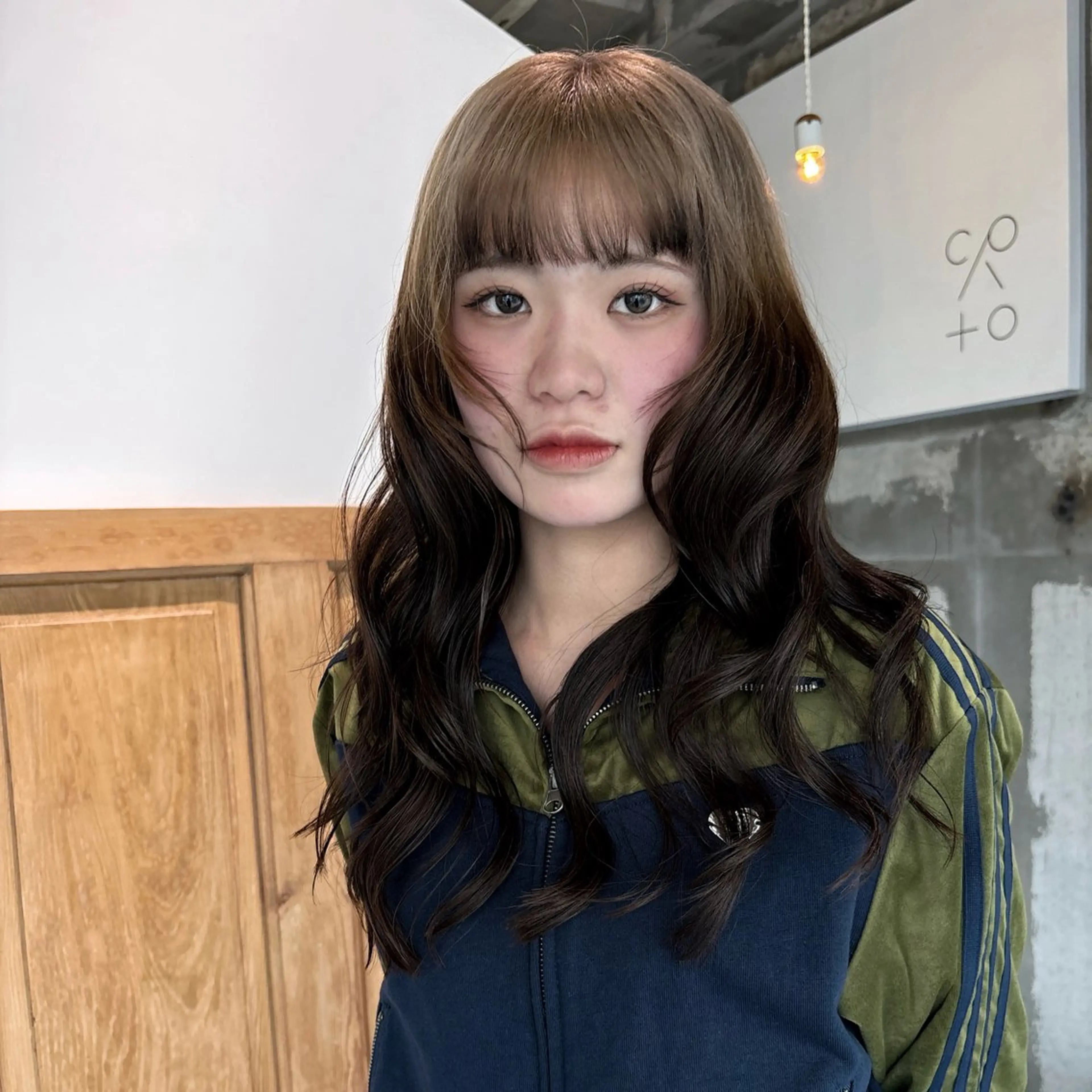 ロング mirai/レイヤー ボブ/デザインのヘアスタイル