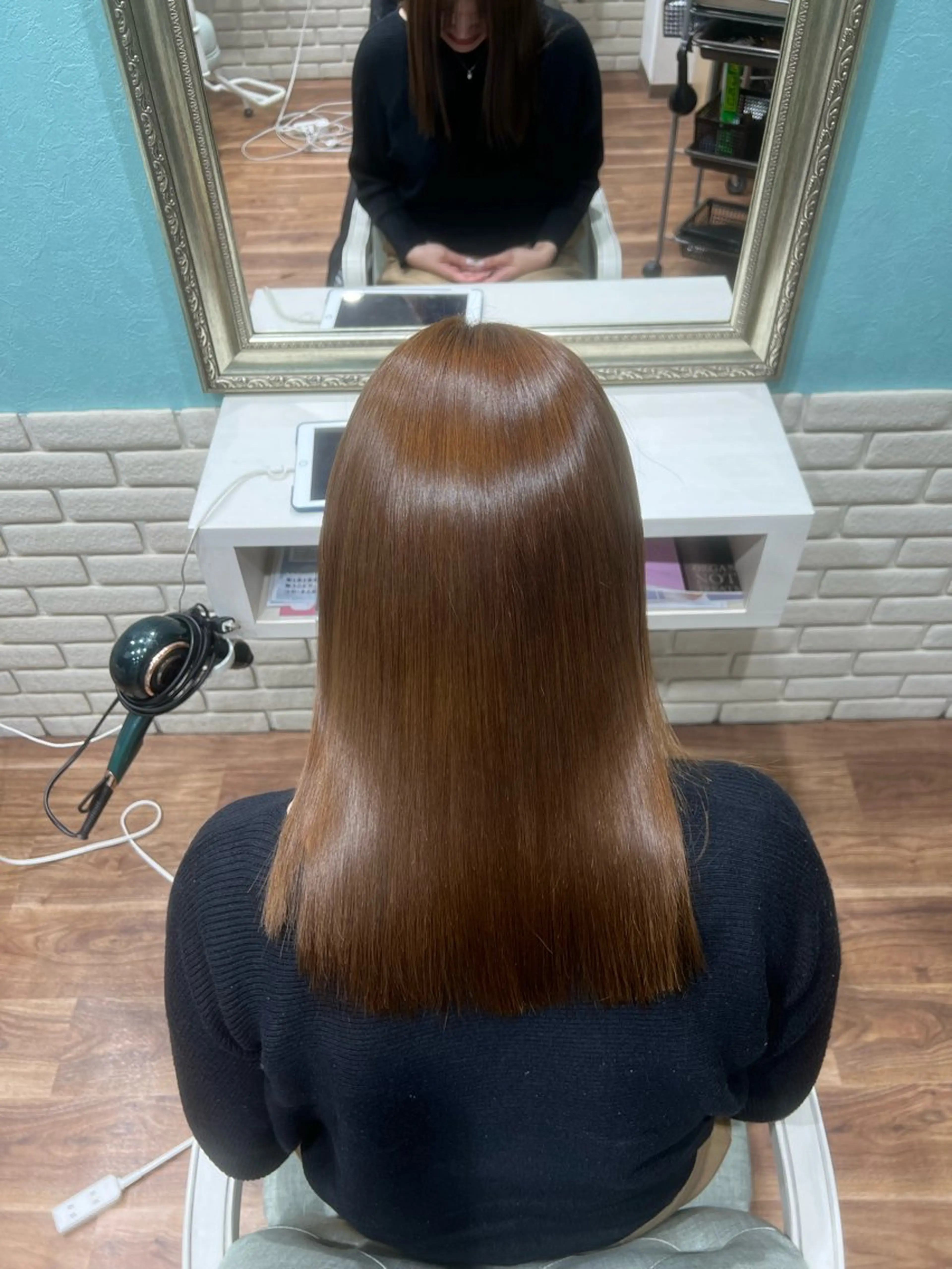 ミディアム カット 縮毛矯正 トリートメント Re.ly所属・髪質改善/美髪矯正 /高田馬場/Renのヘアスタイル