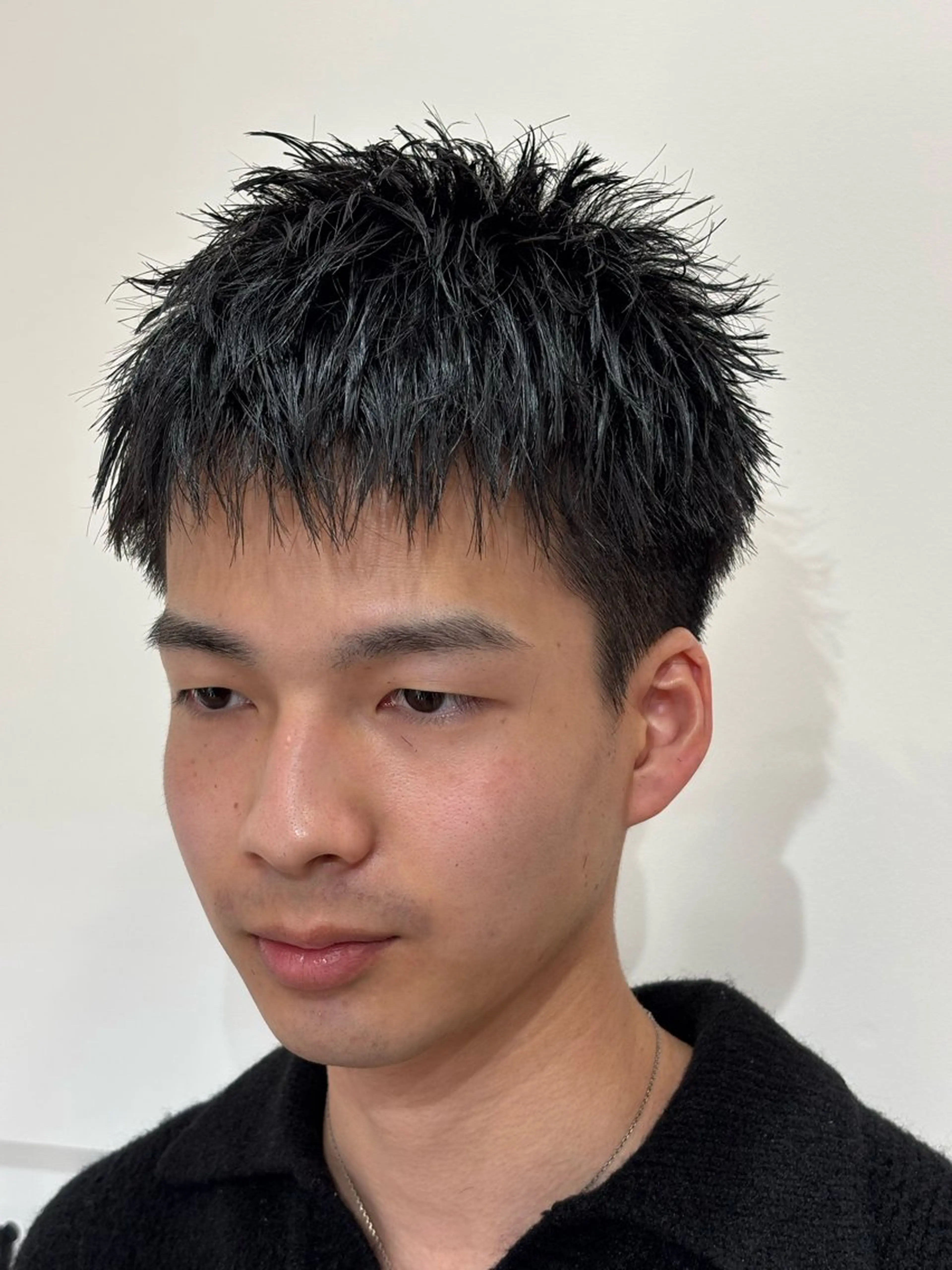 ショート メンズ メンズショート ショートヘア カット トリートメント 【店長】メンズ職人 短髪　ハイトーン🔥のヘアスタイル