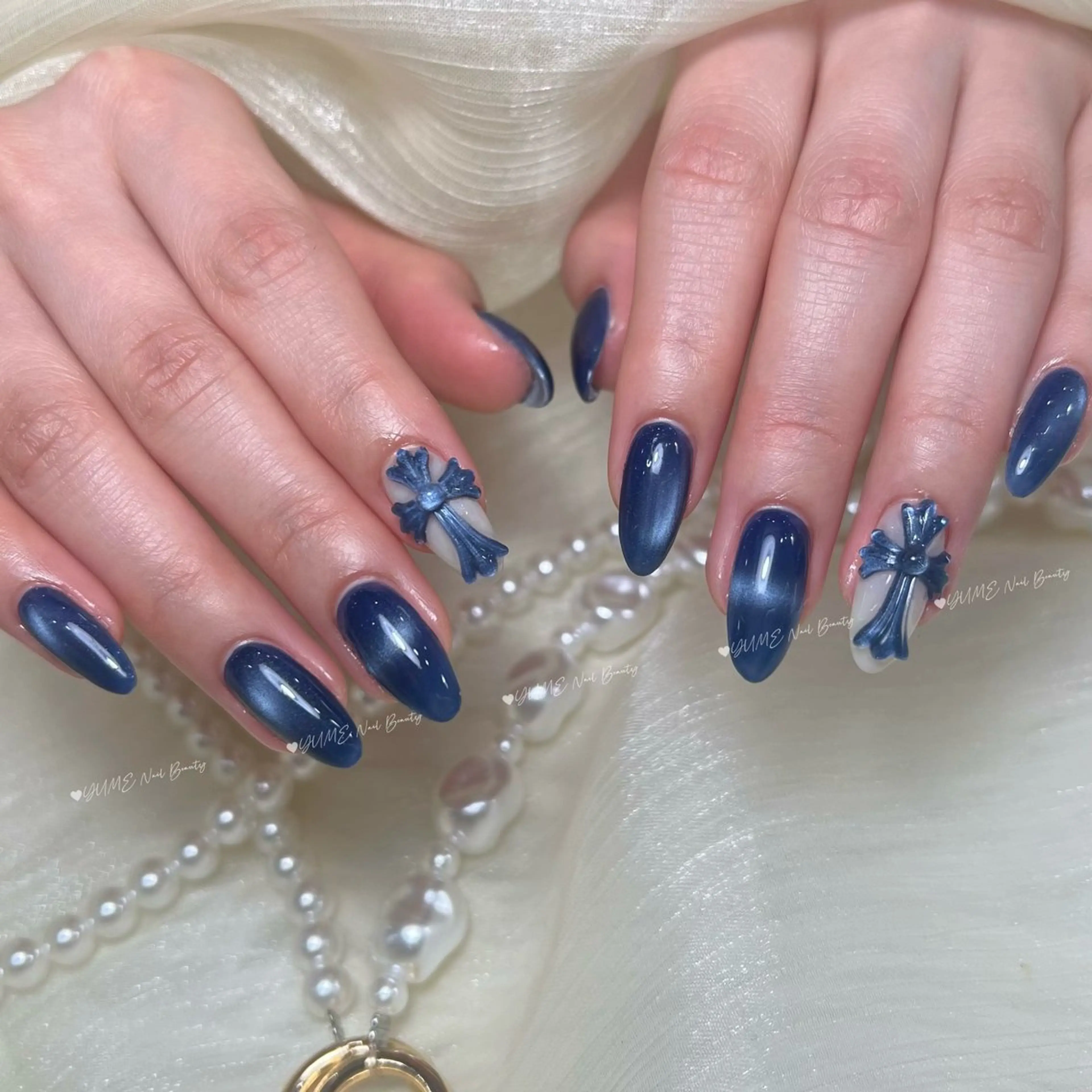 ミディアム ハンドネイル YUME Nail Beautyのネイルデザイン