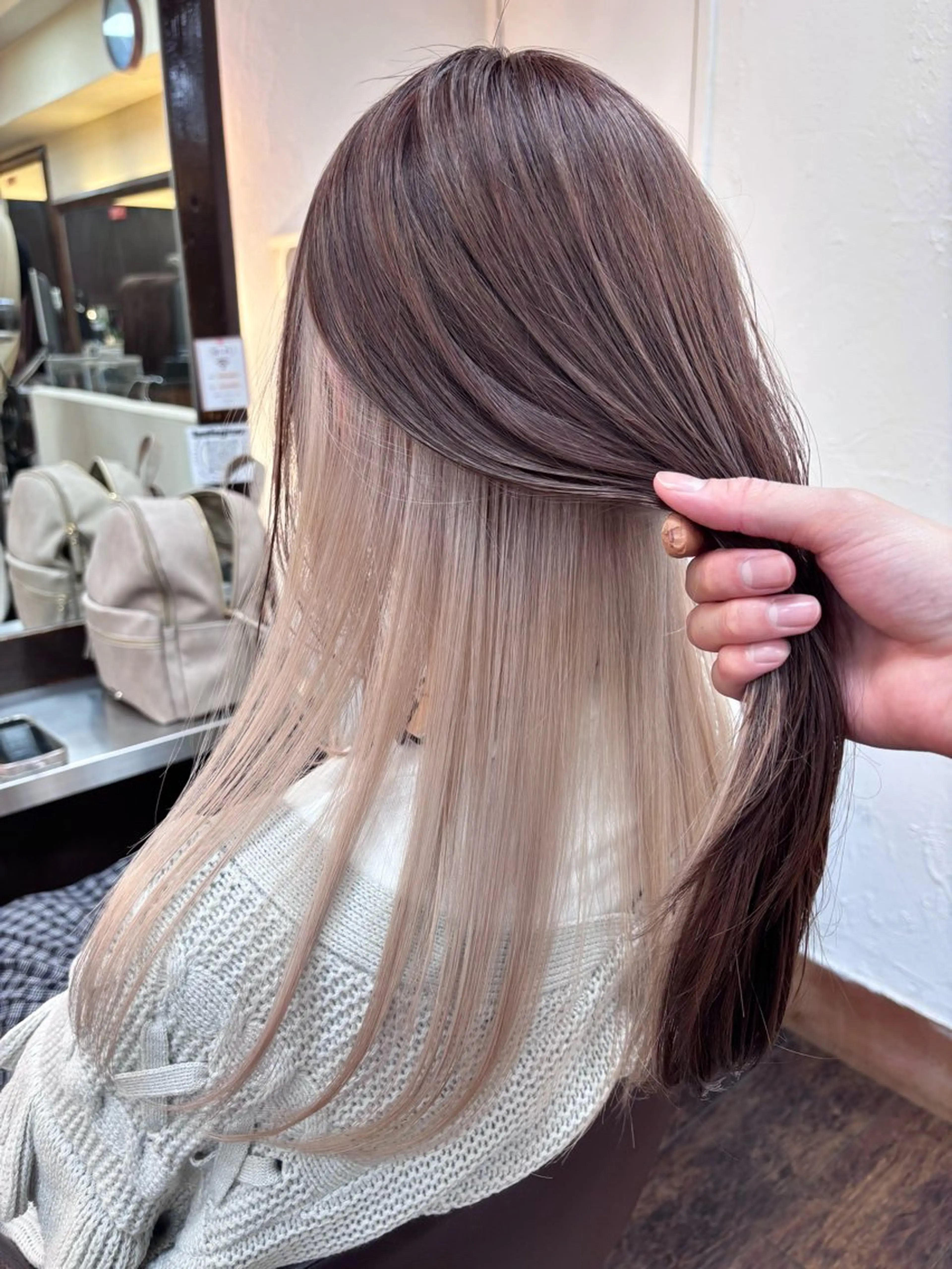 カラー 北山 航太のヘアスタイル