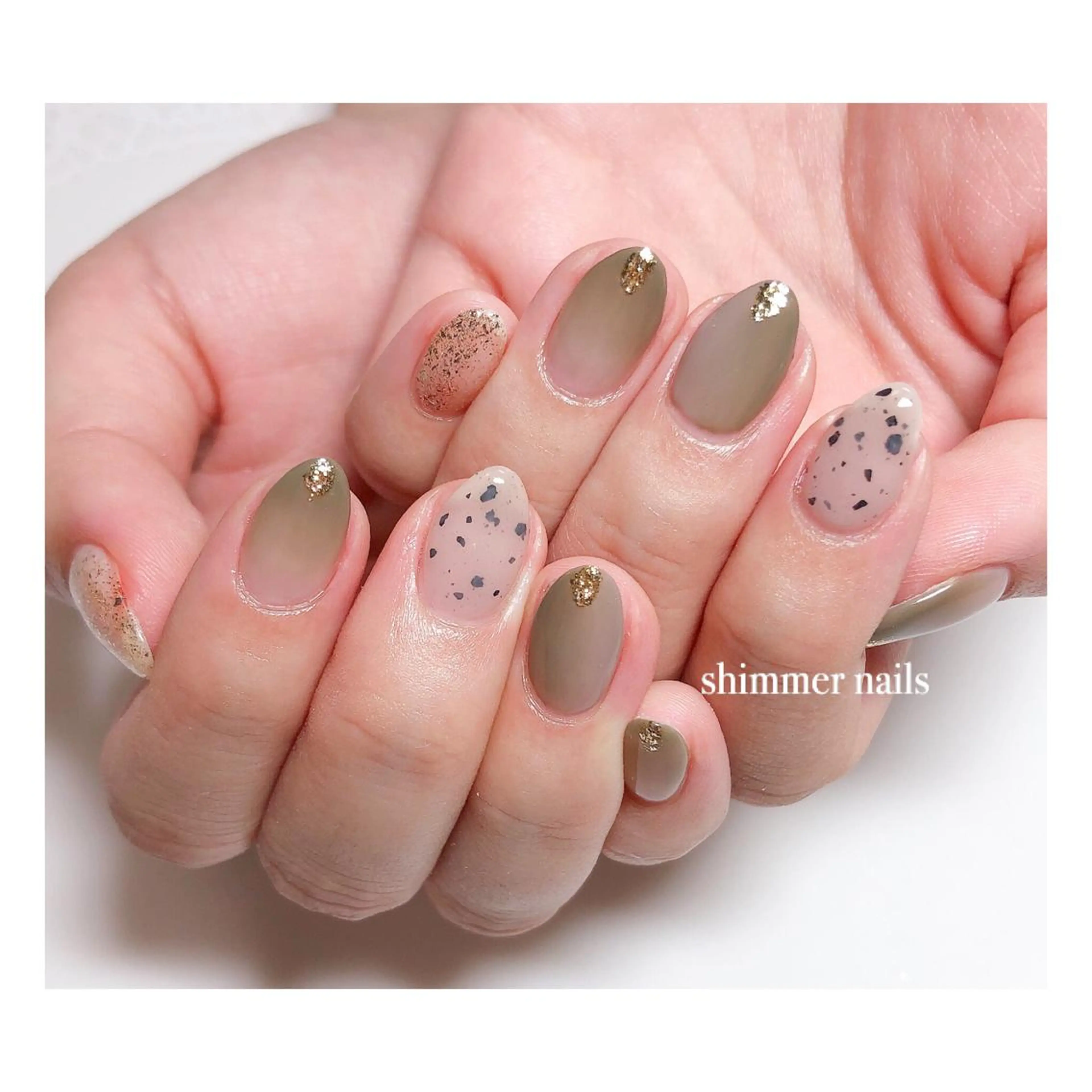 ネイル フットネイル shimmer nailsのネイルデザイン