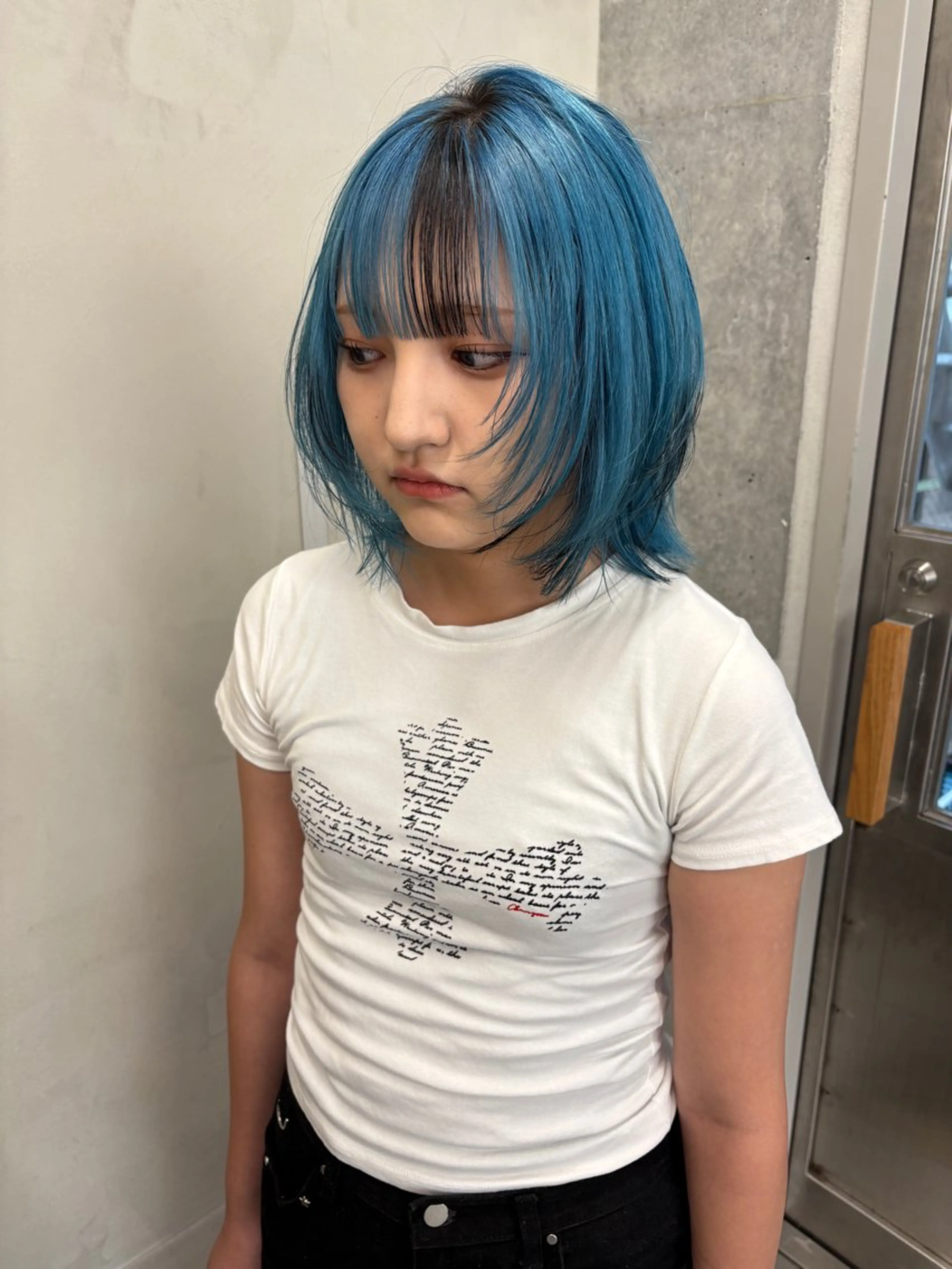 ミディアム カラー カット ヘアカラー トリートメント yuuna/ ハッシュカット🎀のヘアスタイル