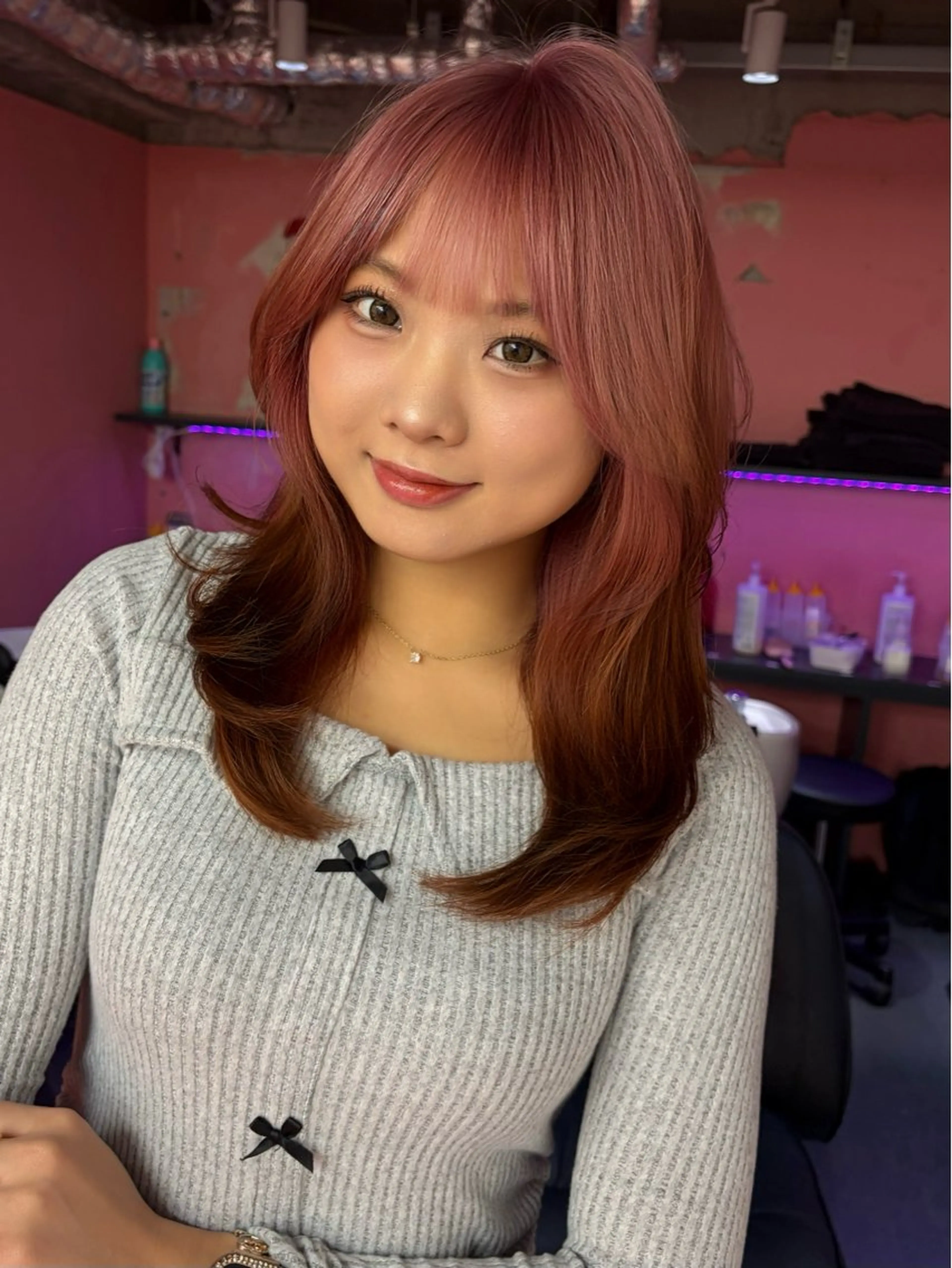 ミディアム ブリーチカラー 特化/MAHIROのヘアスタイル