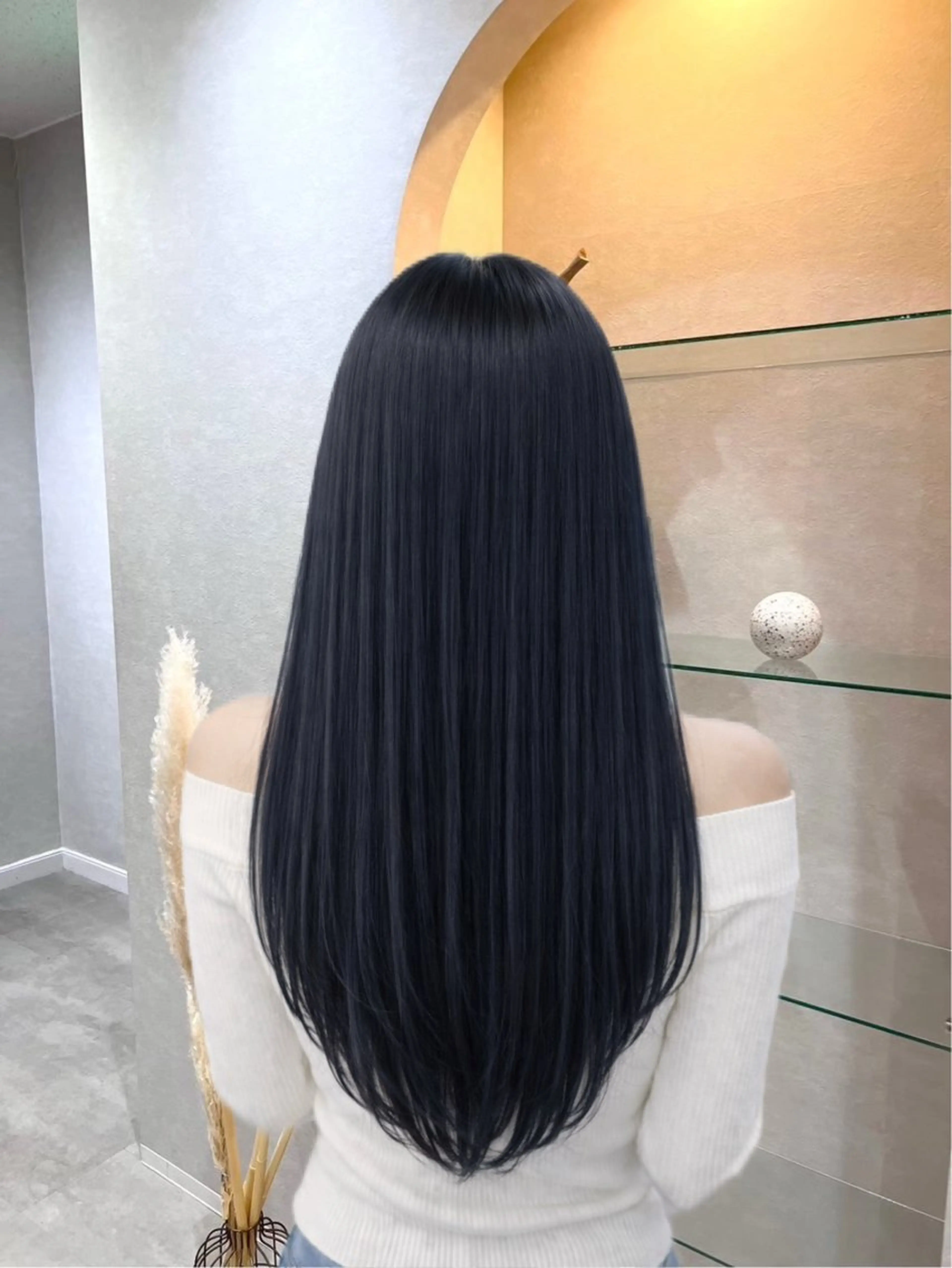 ロング 髪質改善 韓国風ヘア トリートメント ゆうな/レイヤー 髪質改善のヘアスタイル