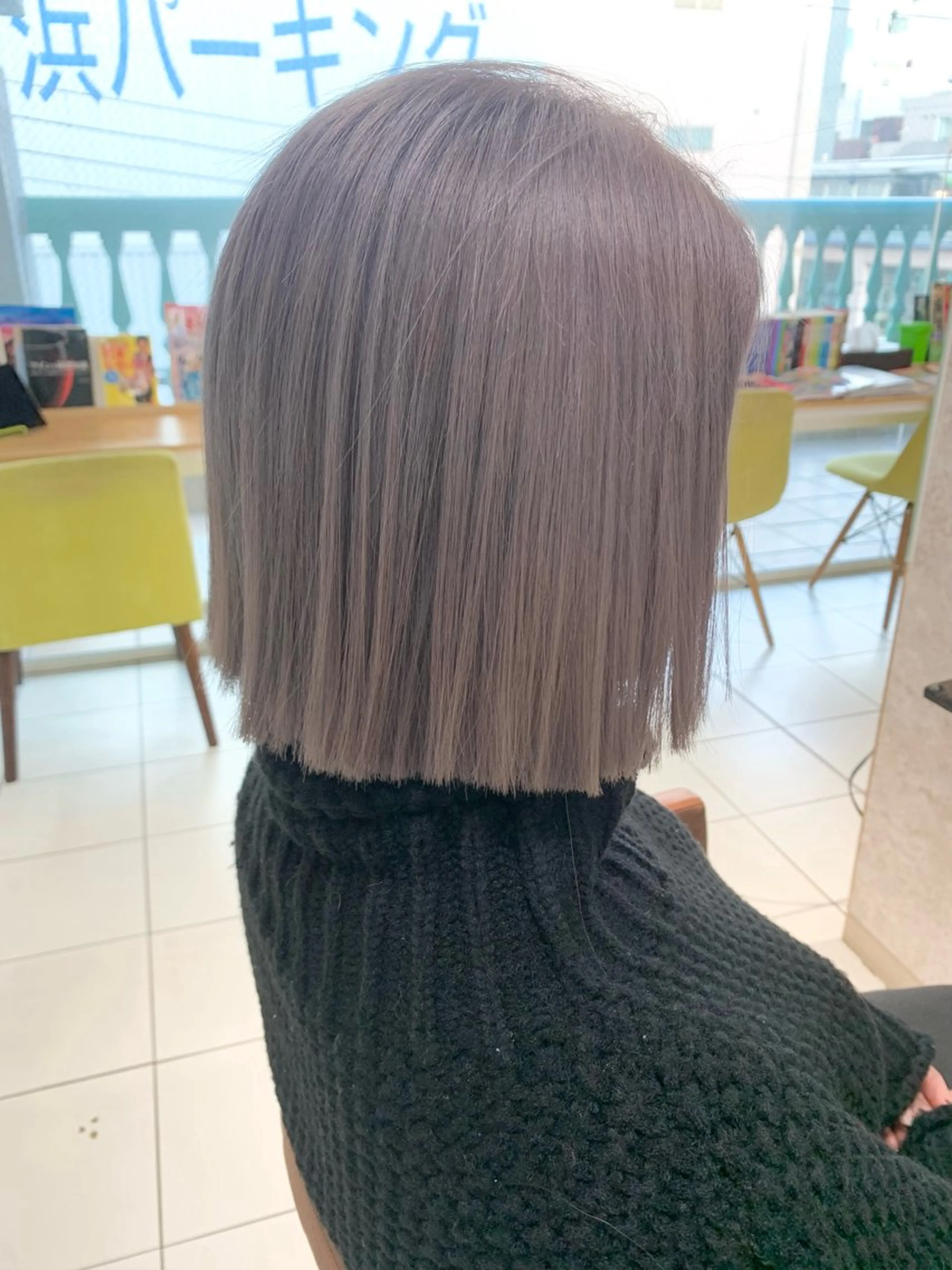 ショート CHELSEA神戸所属・MORISAKI ✂︎縮毛矯正のヘアスタイル