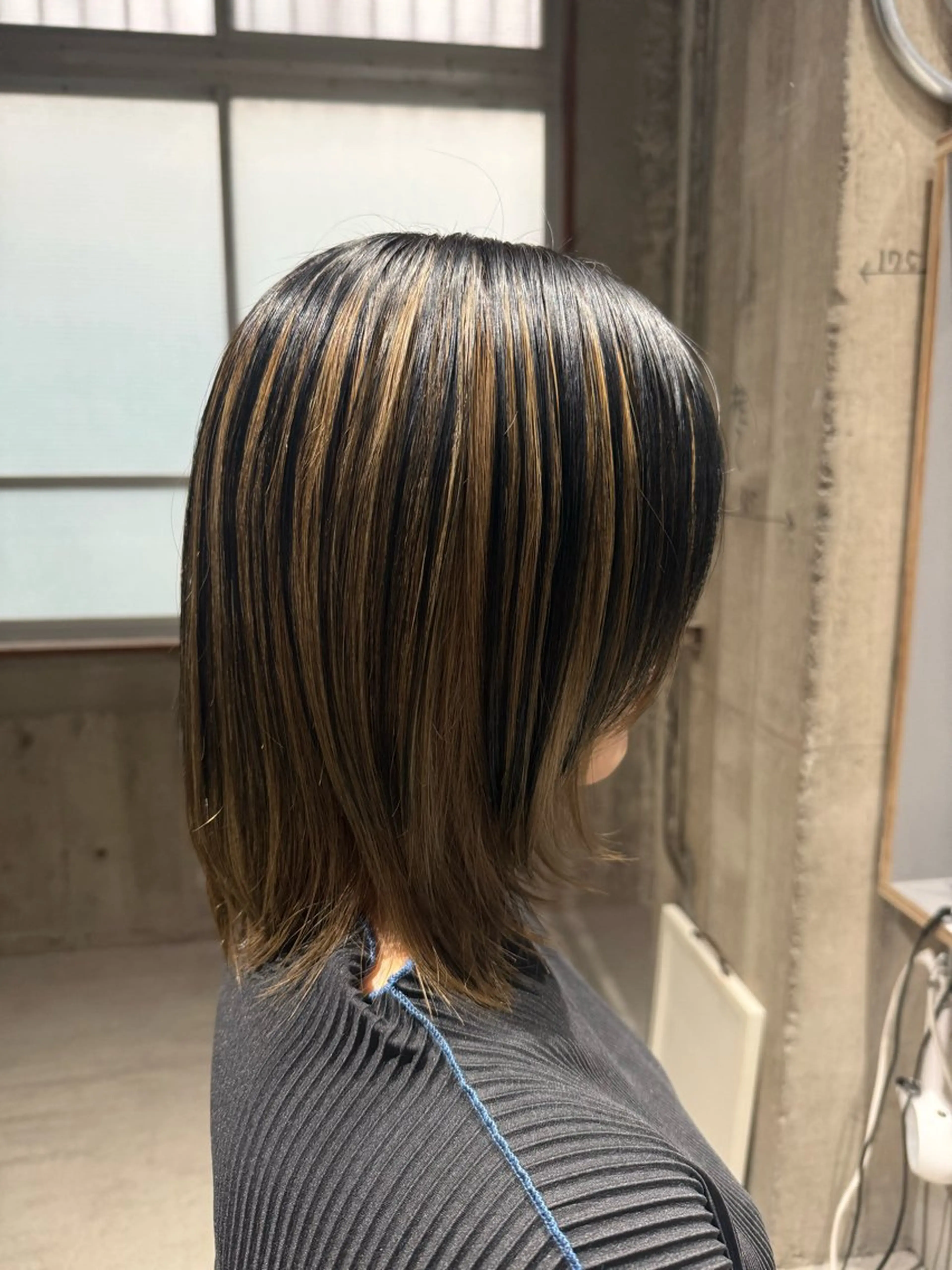 ミディアム カラー ベージュカラー ヘアカラー 山下 聖愛羅のマツエク・マツパデザイン