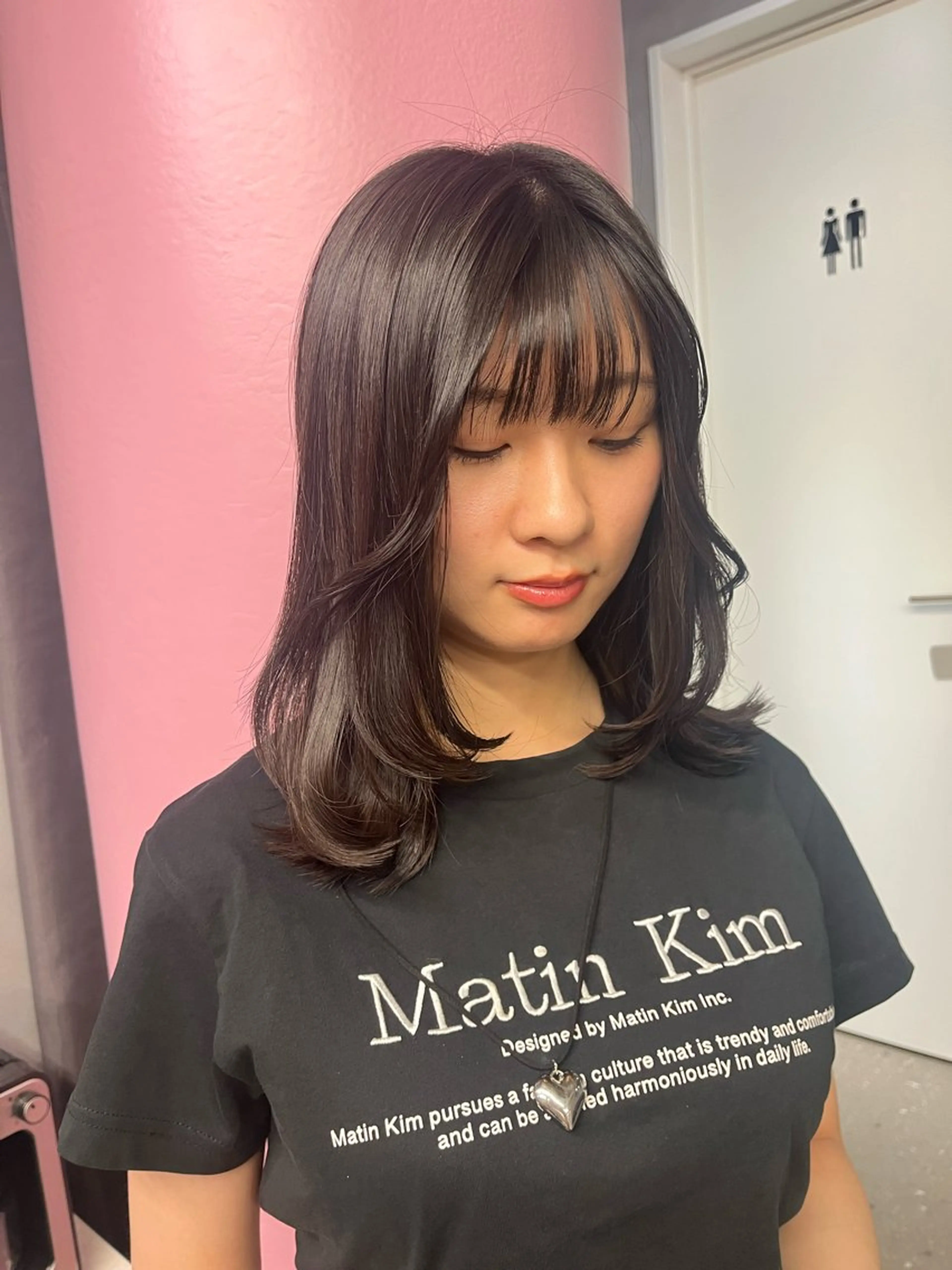 セミロング ｊｏｕｅｒｍ所属・透明感/グレージュ /韓国レイヤー🪽のヘアスタイル