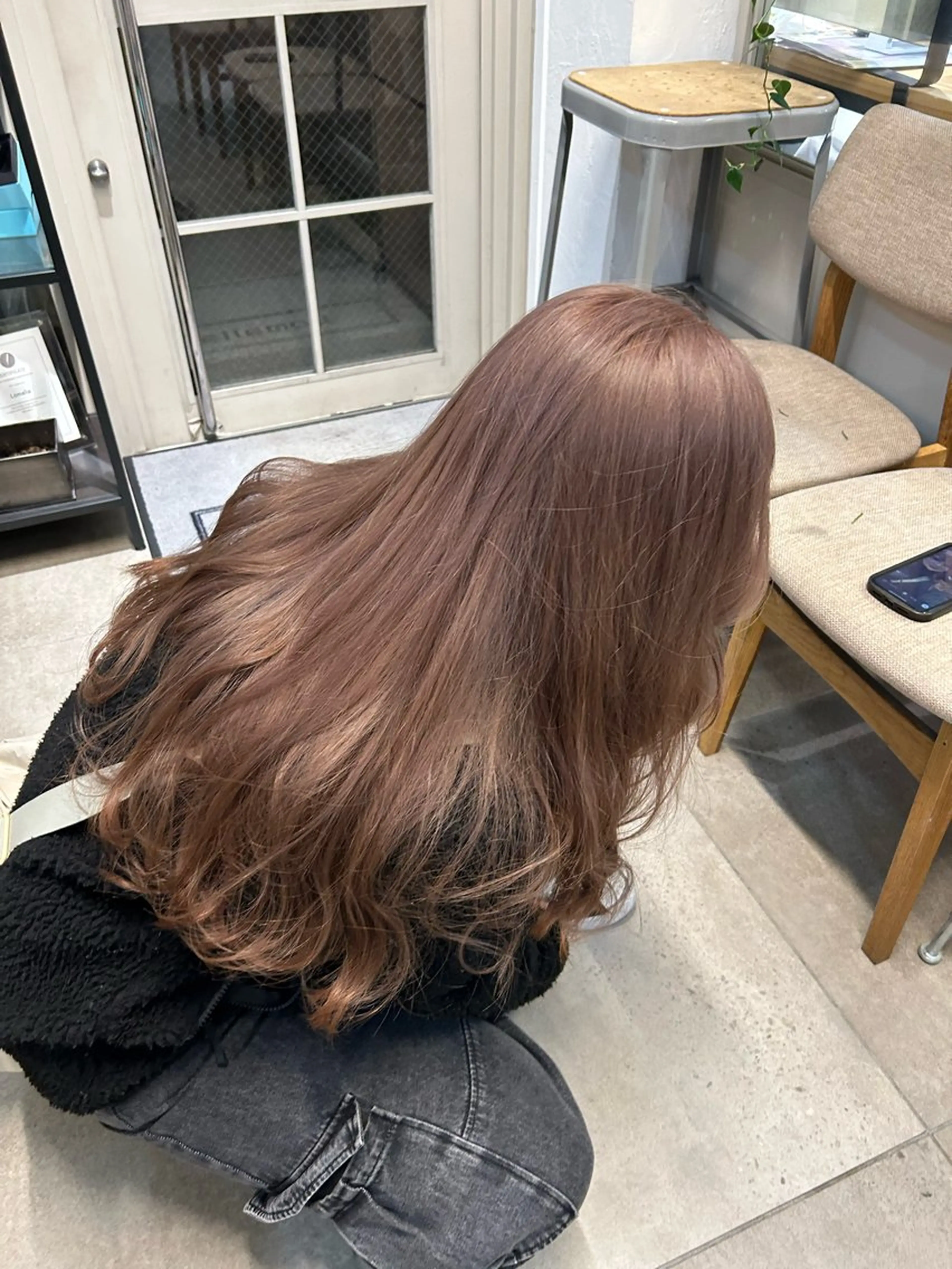 ロング カラー ヘアカラー トリートメント じゅわっと暖色カラー 🍊Moemiのヘアスタイル