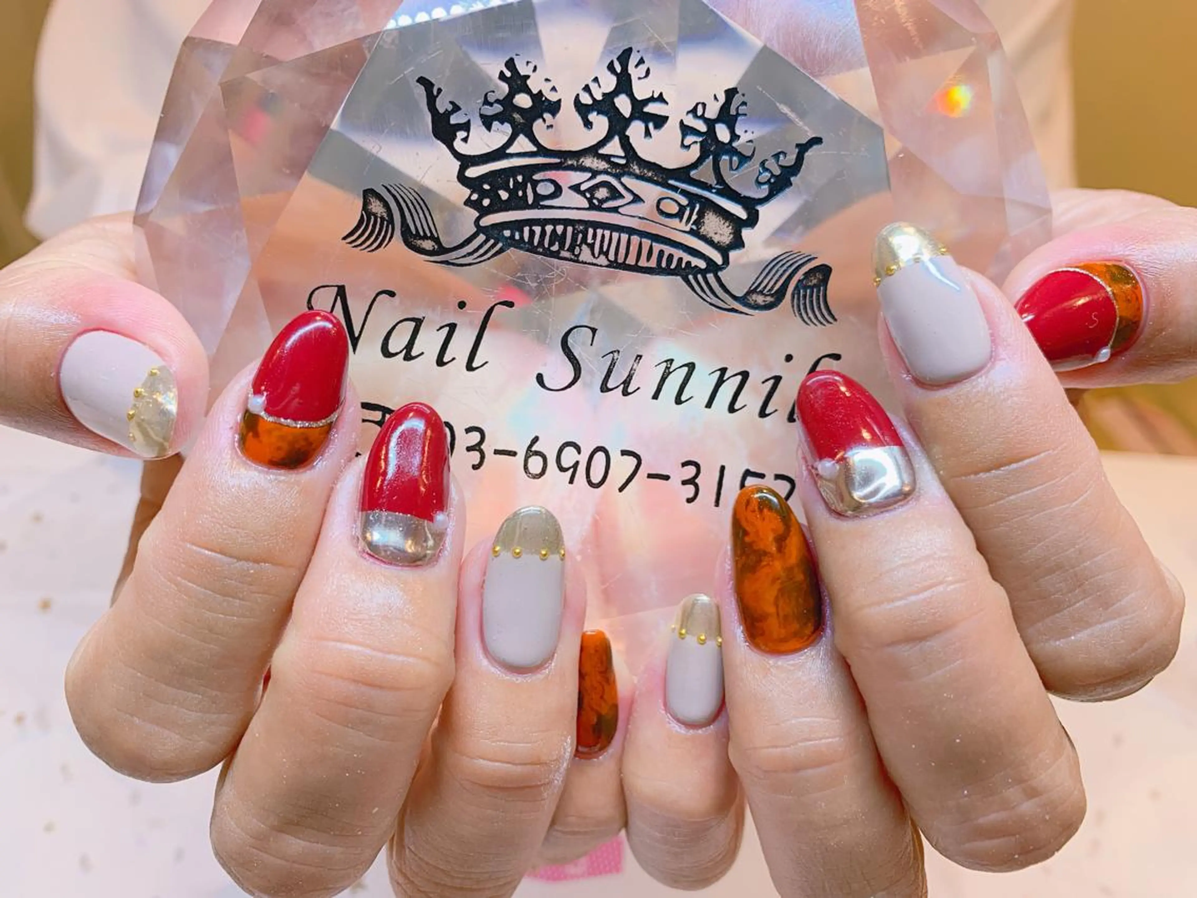 ネイル 長さだし専門店 M2　rikaのネイルデザイン