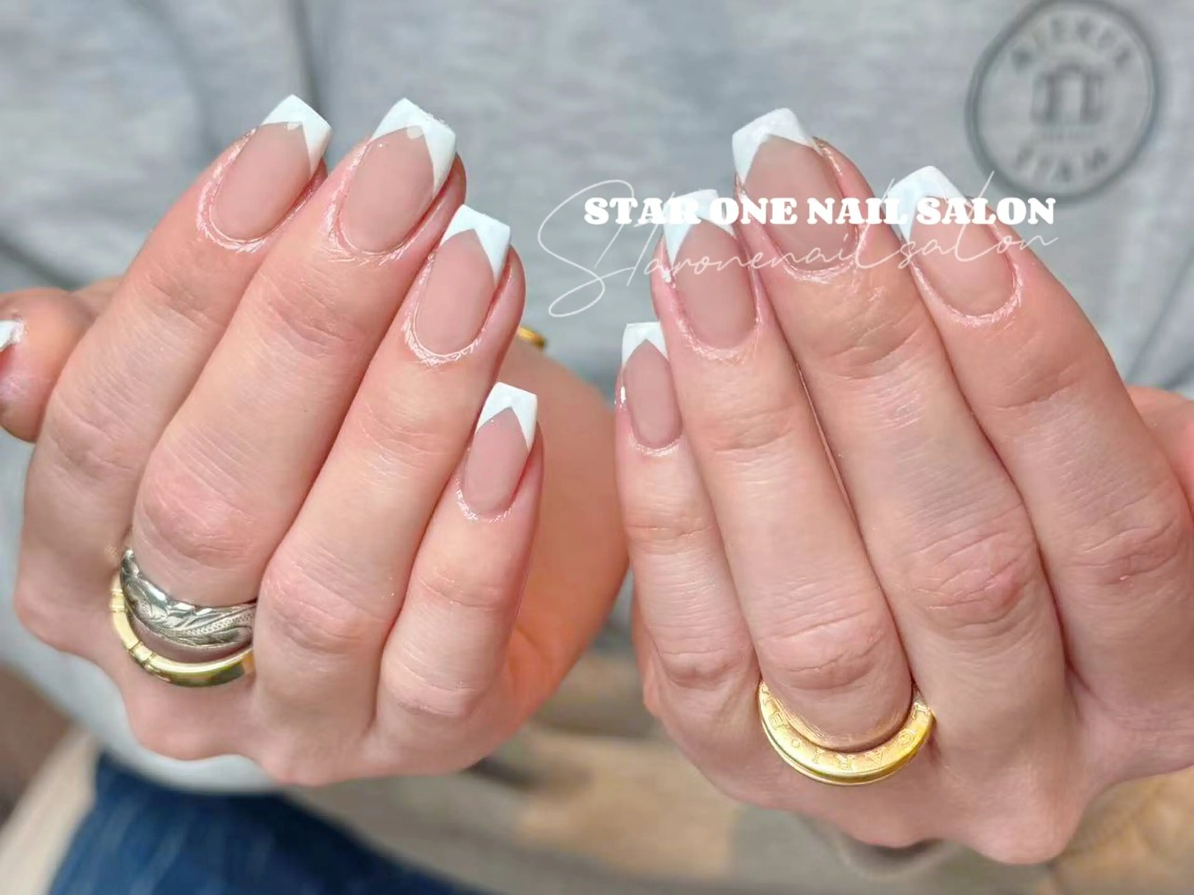 ネイル ハンドネイル 星 あみのネイルデザイン