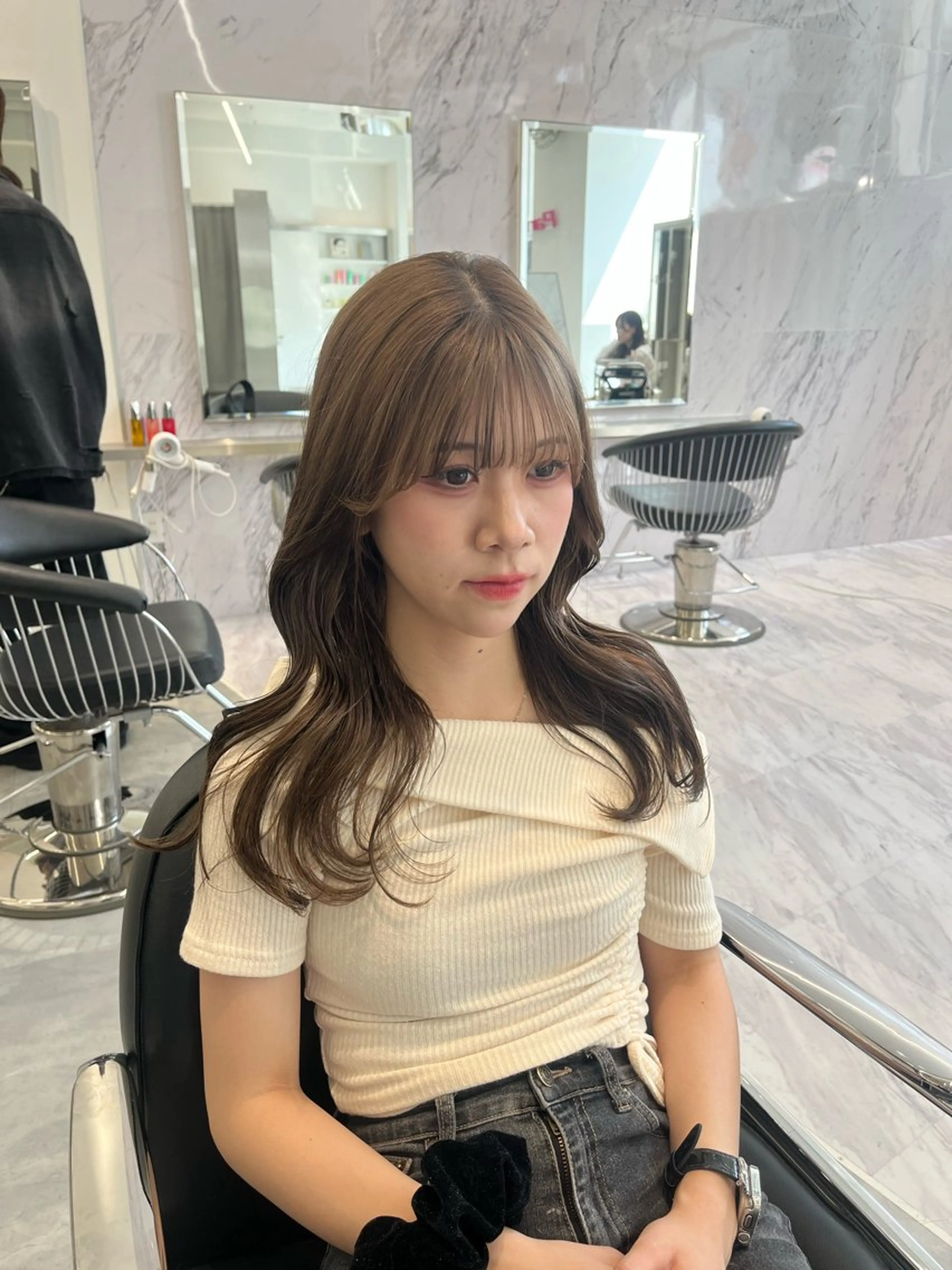 ロング ヘアカラー ParveMix /石田 佳澄🩶のヘアスタイル