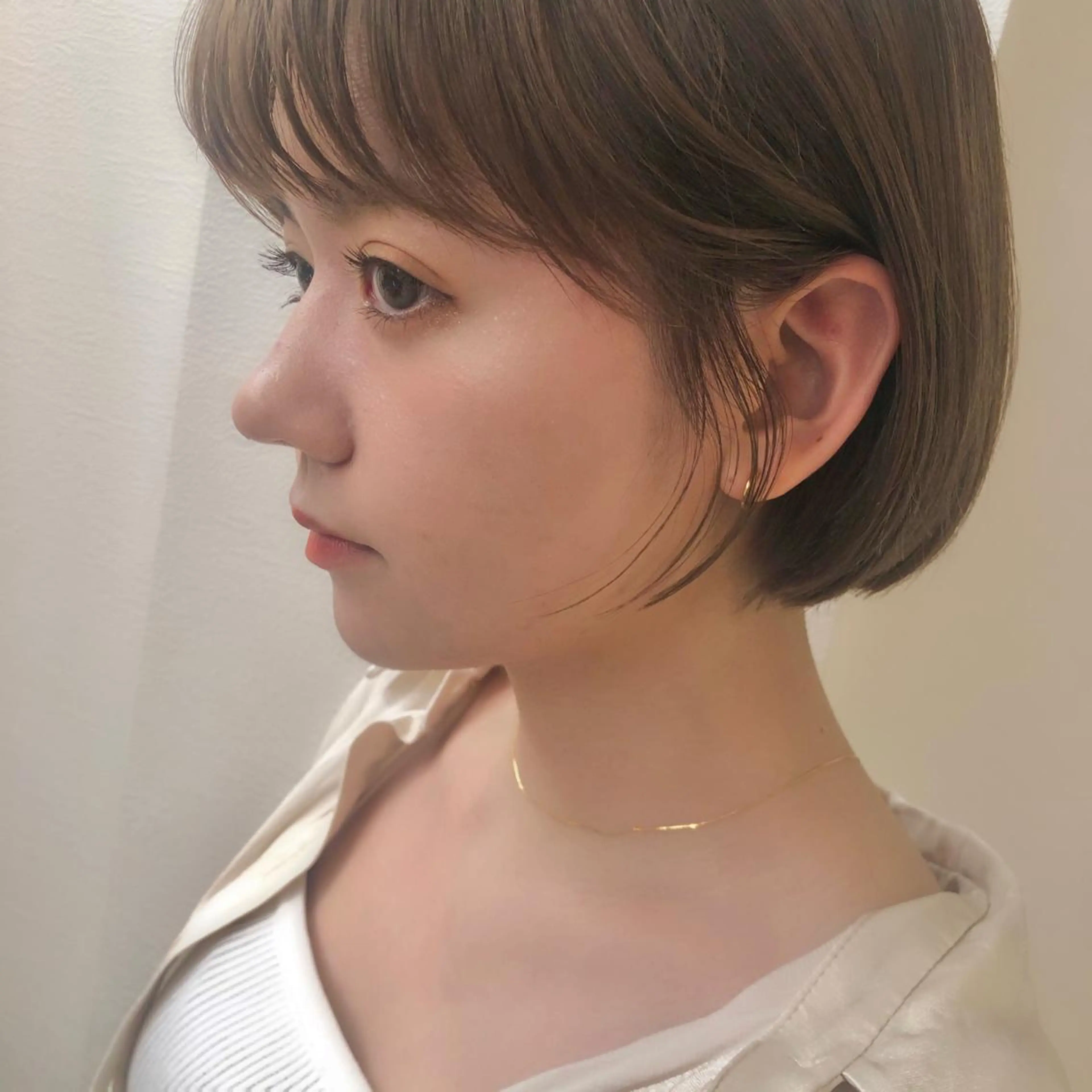 ショート 本田 奈穂美のヘアスタイル